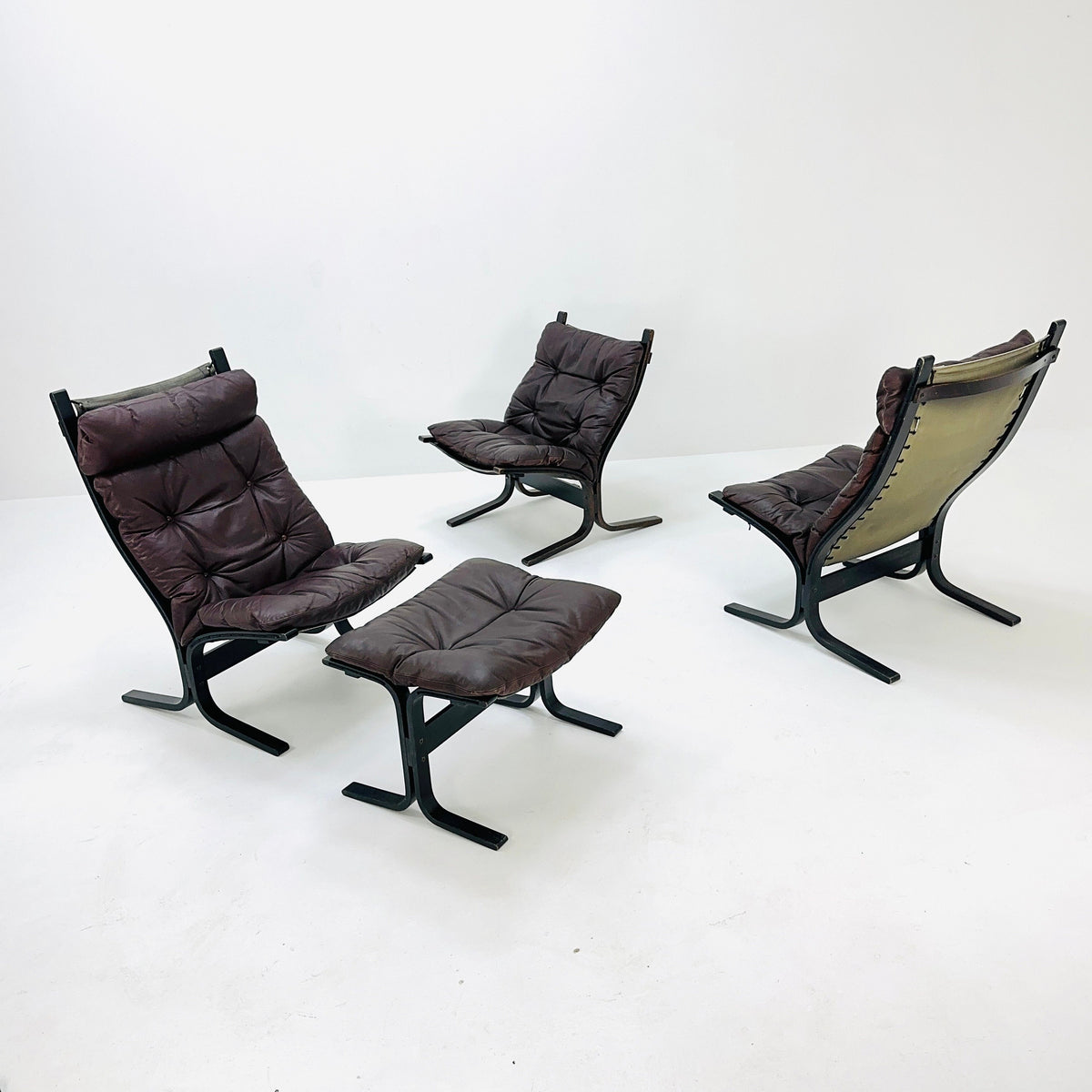 Mid century armchair “Siesta” by Ingmar Relling, Westnofa Furniture, Norway. 1960s