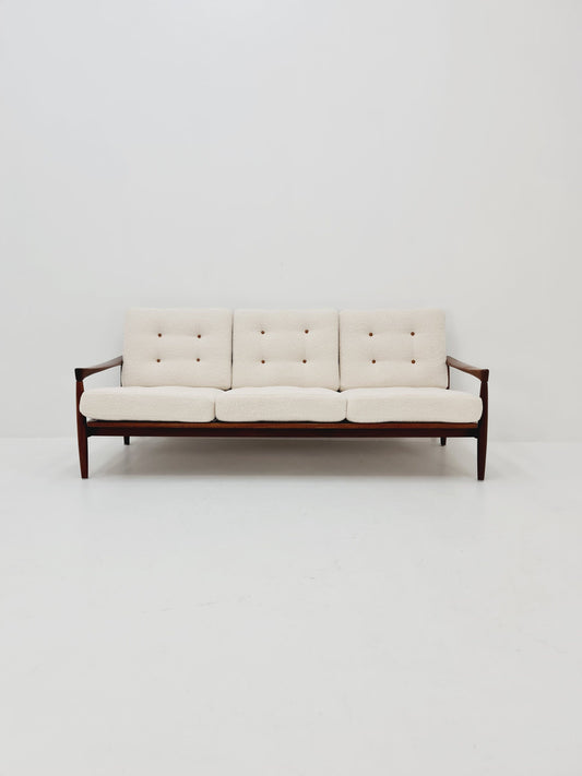 Mid-century Rare Danish teak lounge sofa/ Easy sofa by Erik Wörtz for IKEA, 1960s