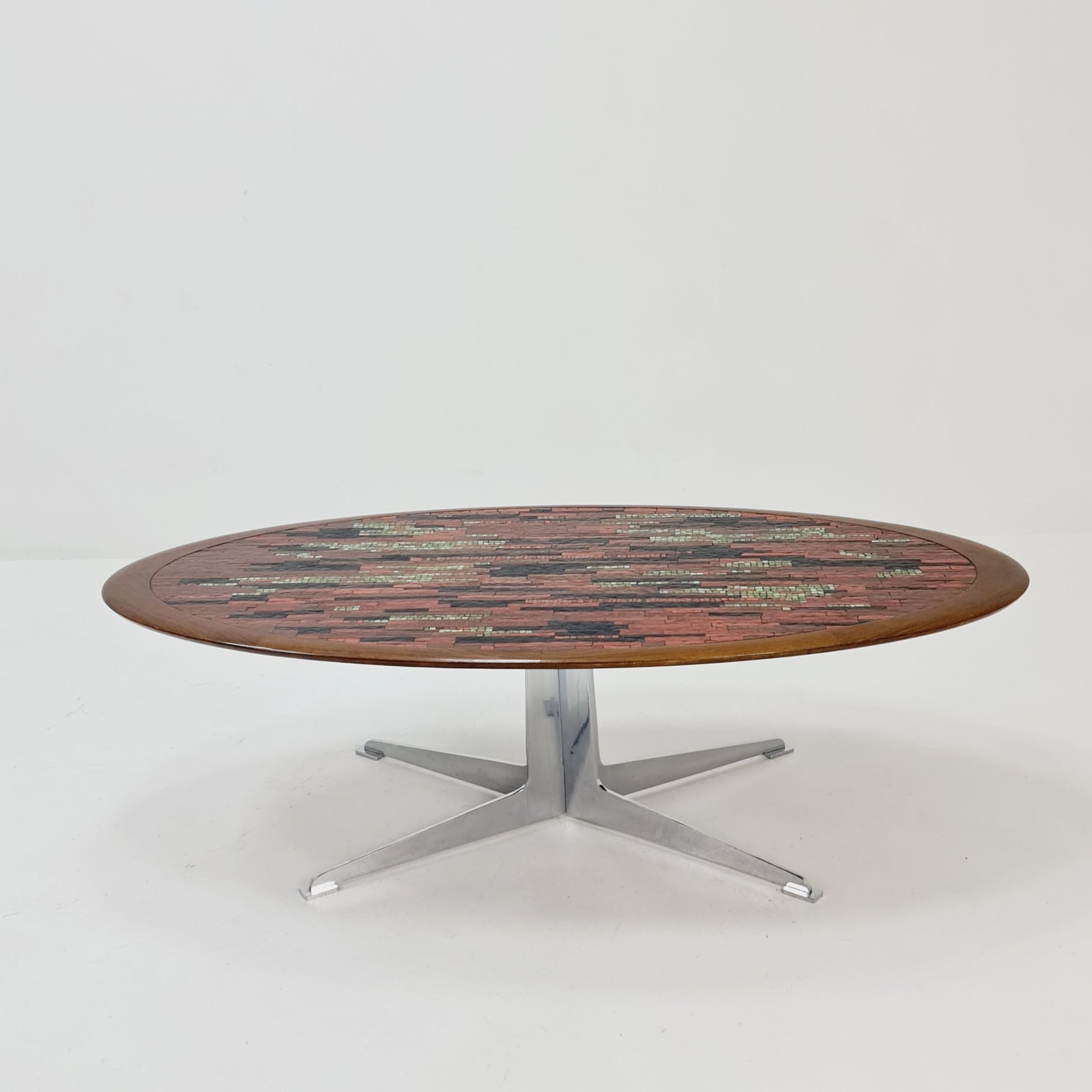 Rare vintage mosaic coffee table from the 60s, Berthold Müller