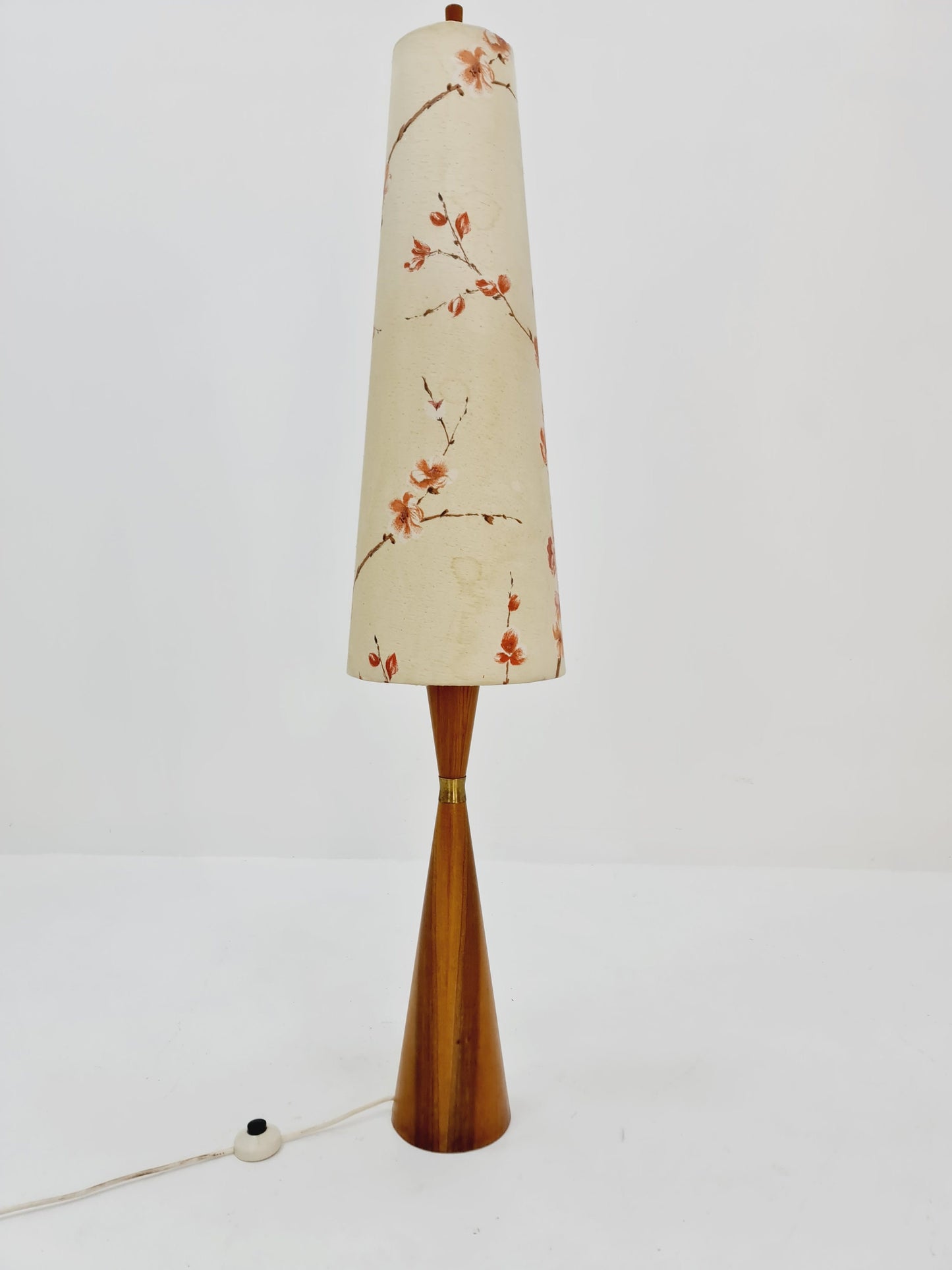 Mid century Danish teak floor lamp, 1960s