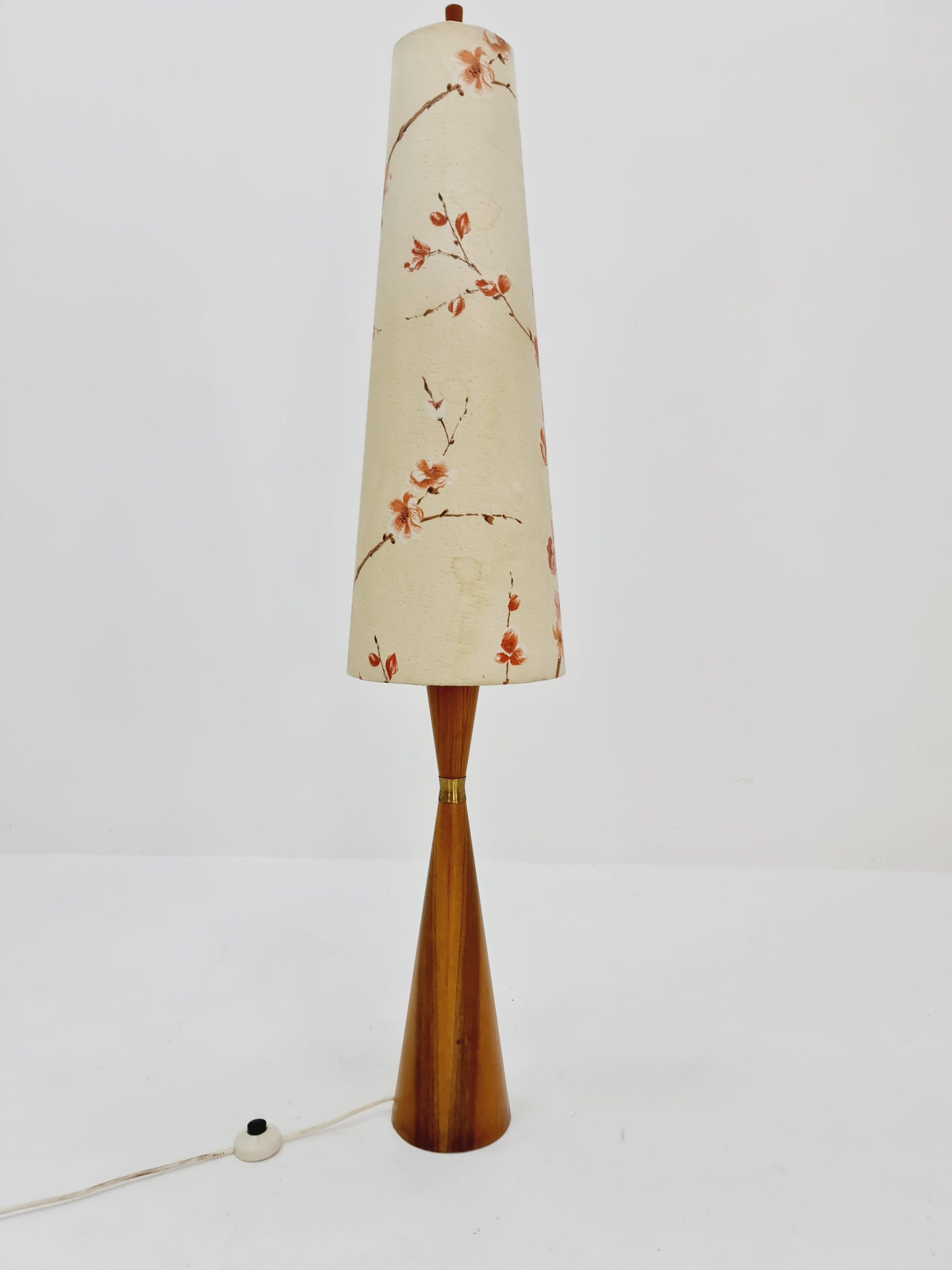 Mid century Danish teak floor lamp, 1960s