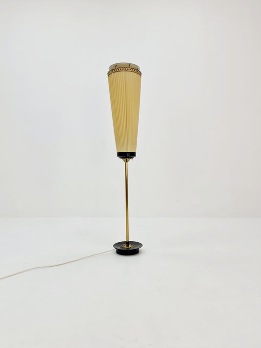 Mid century brass German floor lamp, 1960s