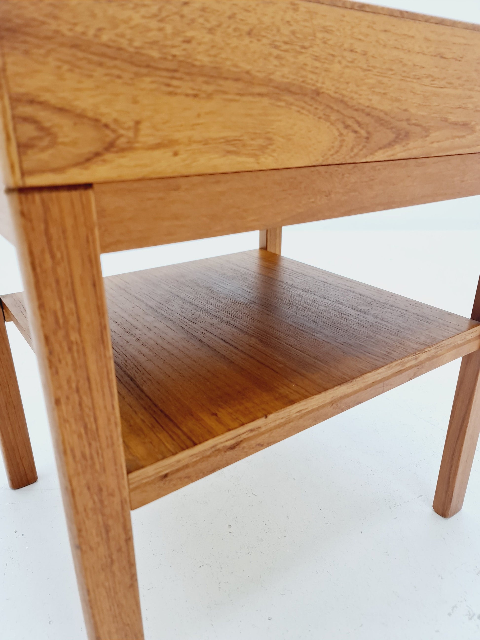 Mid century Scandinavian teak side table / bedside table, 1960s