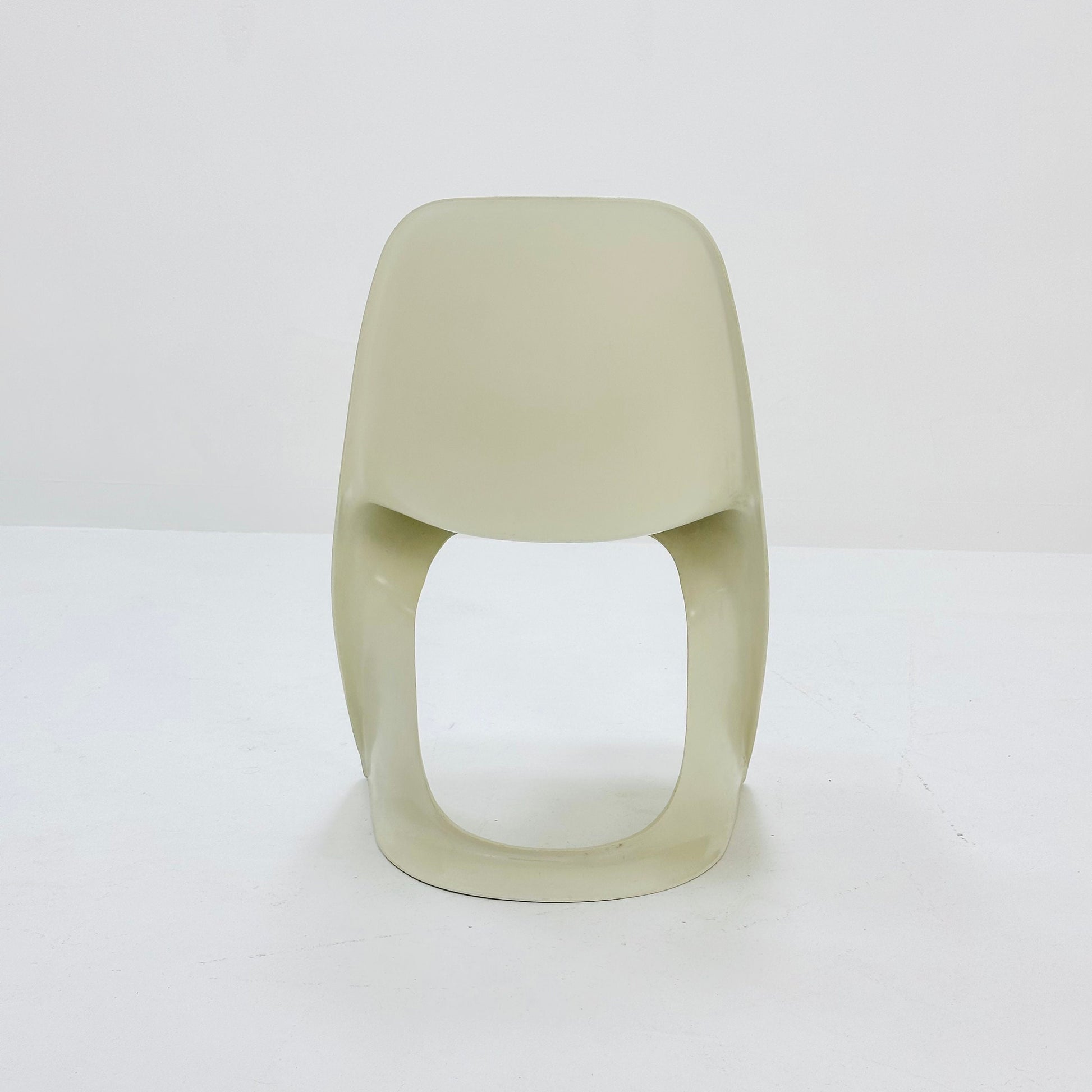 1 of 4 space age chair model 200 by Alexander Begge for Casala original brown fabric upholstery 1970s Germany
