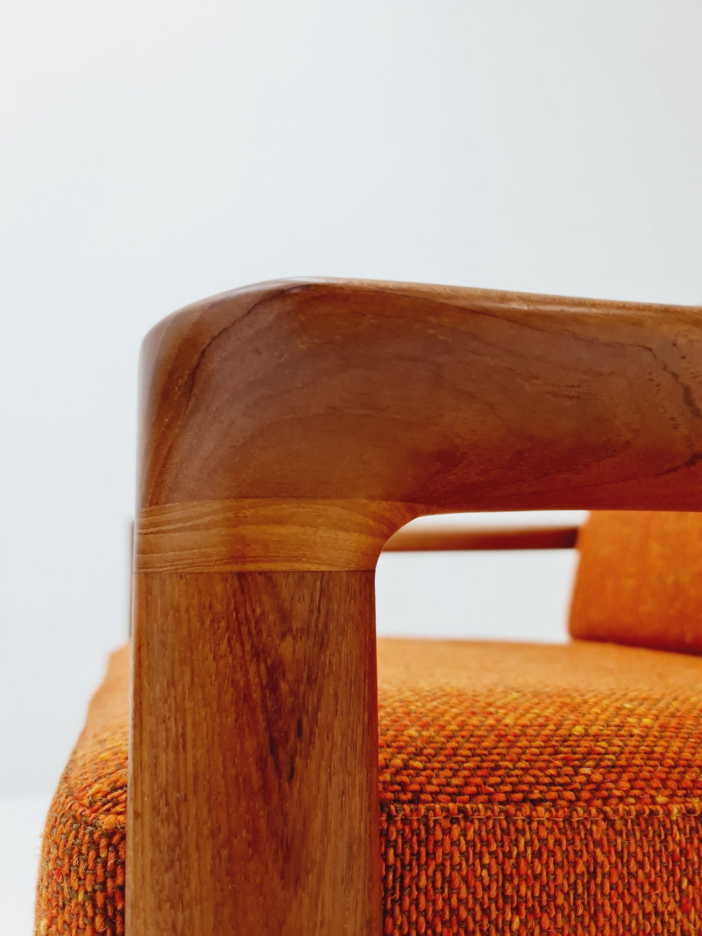 Mid century teak easy lounge chairs by Sven Ellekaer for Komfort , Set of 2, 1960s