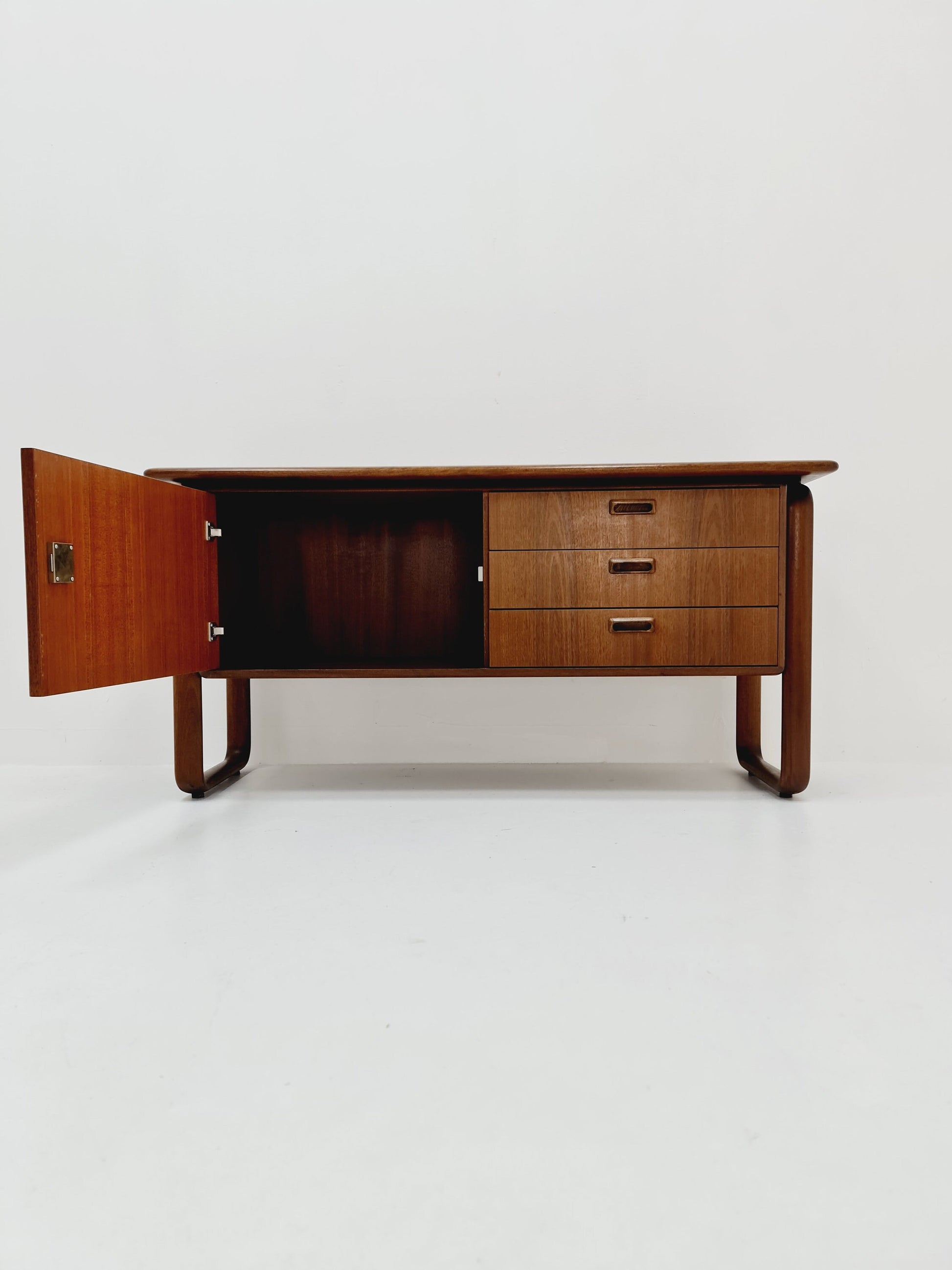 German solid Teak Sideboard By Burkhard for Rosenthal , 1960s