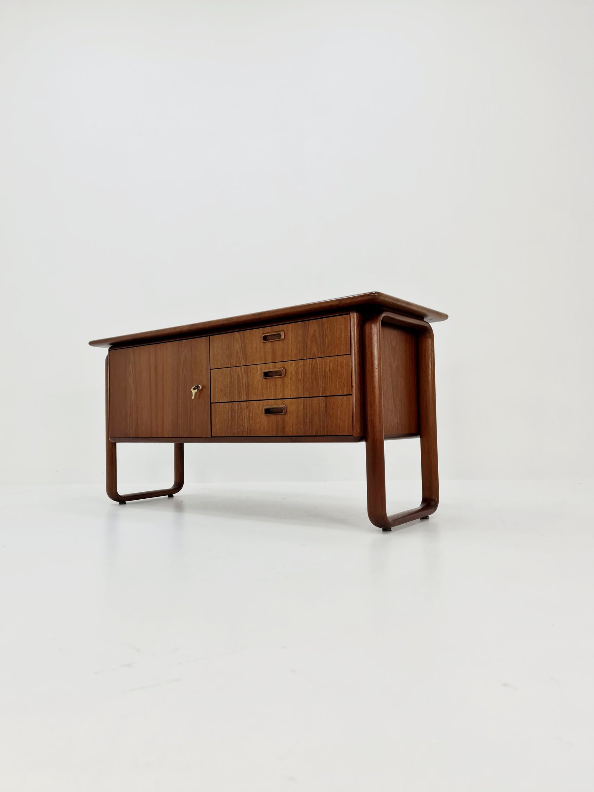 German solid Teak Sideboard By Burkhard for Rosenthal , 1960s