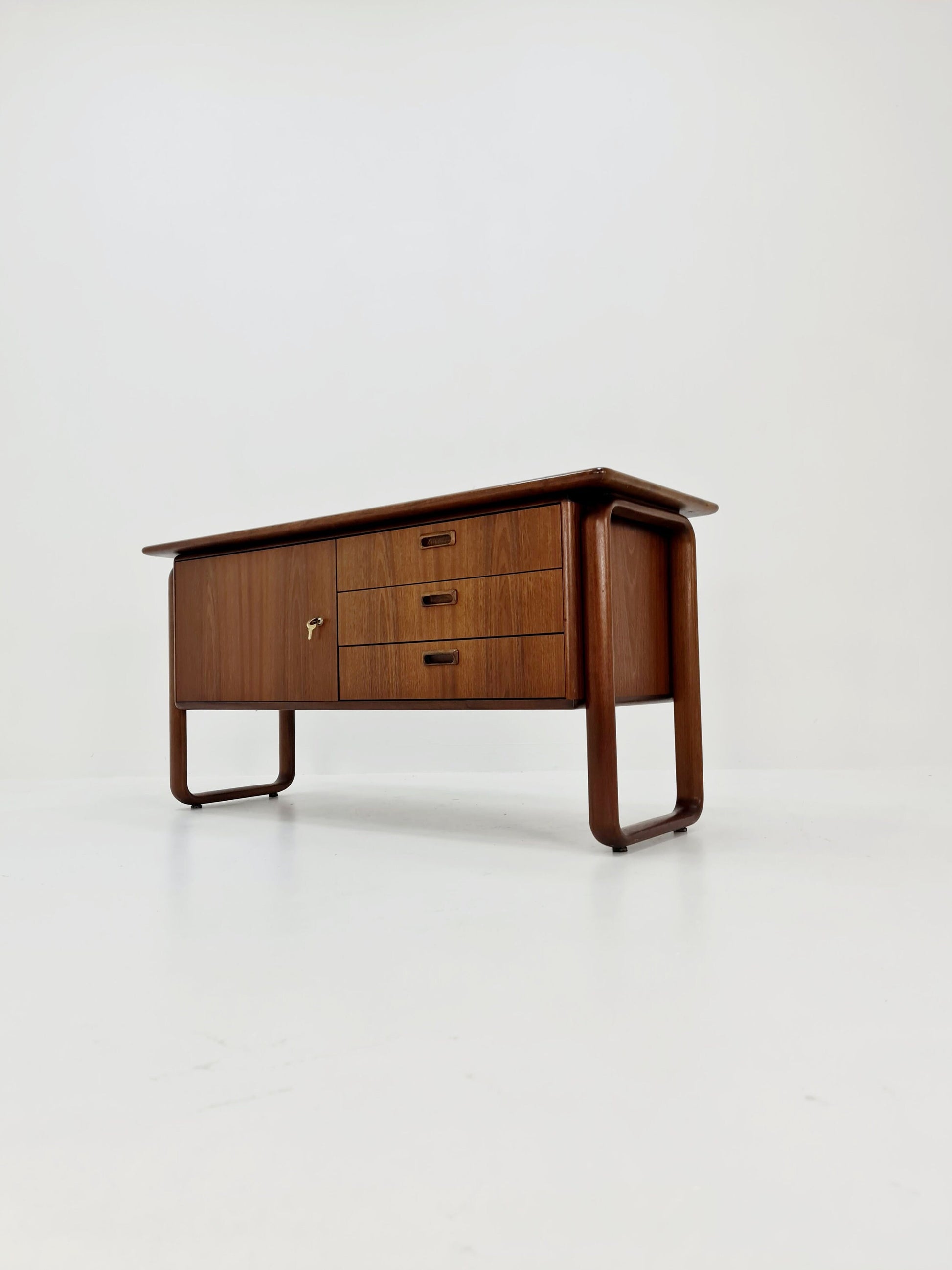 German solid Teak Sideboard By Burkhard for Rosenthal , 1960s