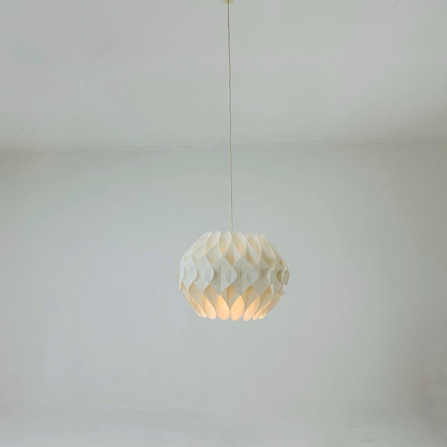 Butterfly pendant lamp, designed in 1968 by the Danish designer Lars Schiøler for Hoyrup Denmark