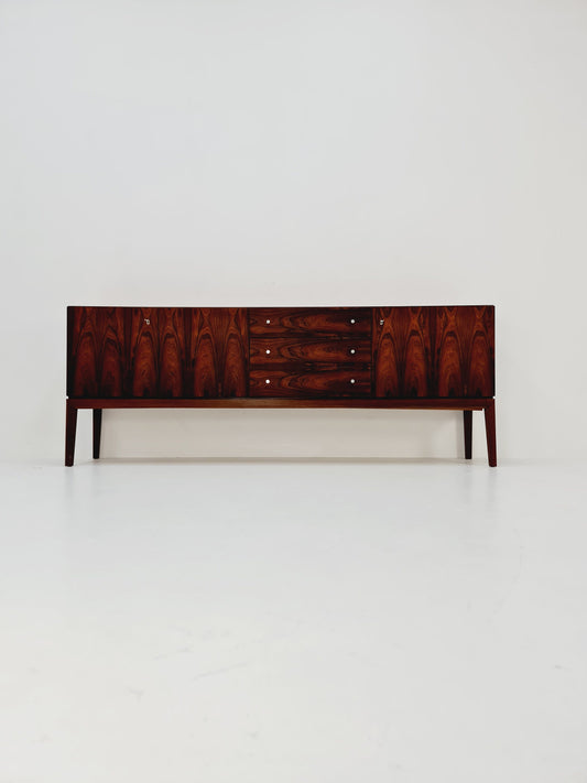 Rare Mid Century Modern German rosewood Sideboard by Palette Mööbel , 1950s