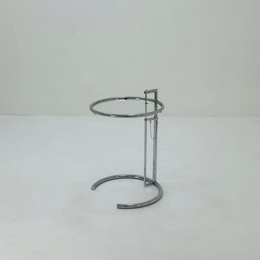 Orginal Bauhaus Adjustable E1027 table by Eileen Gray for Classicon Germany 1990s