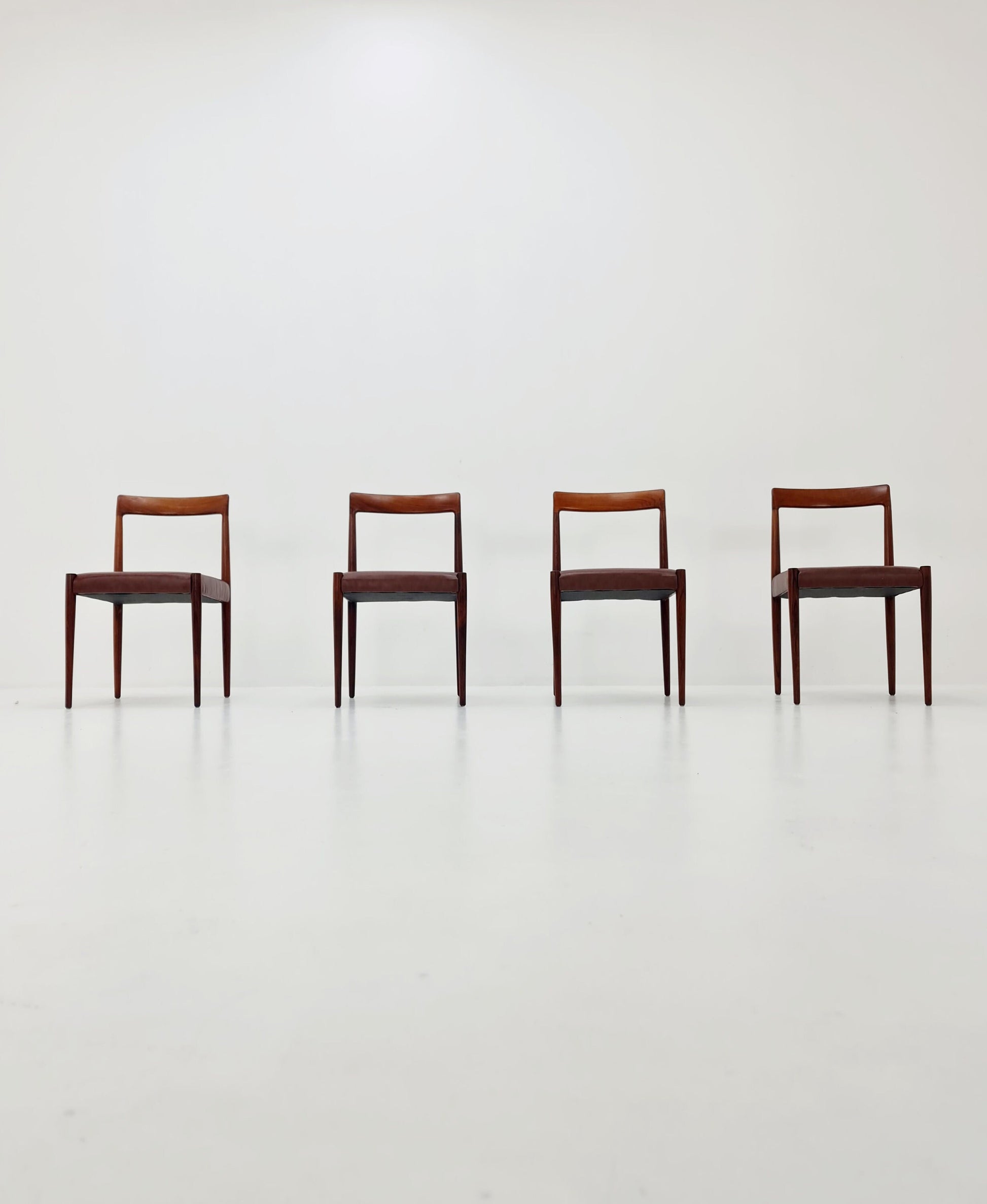 Mid Century German chairs by Lübke, 1960s Set of 4