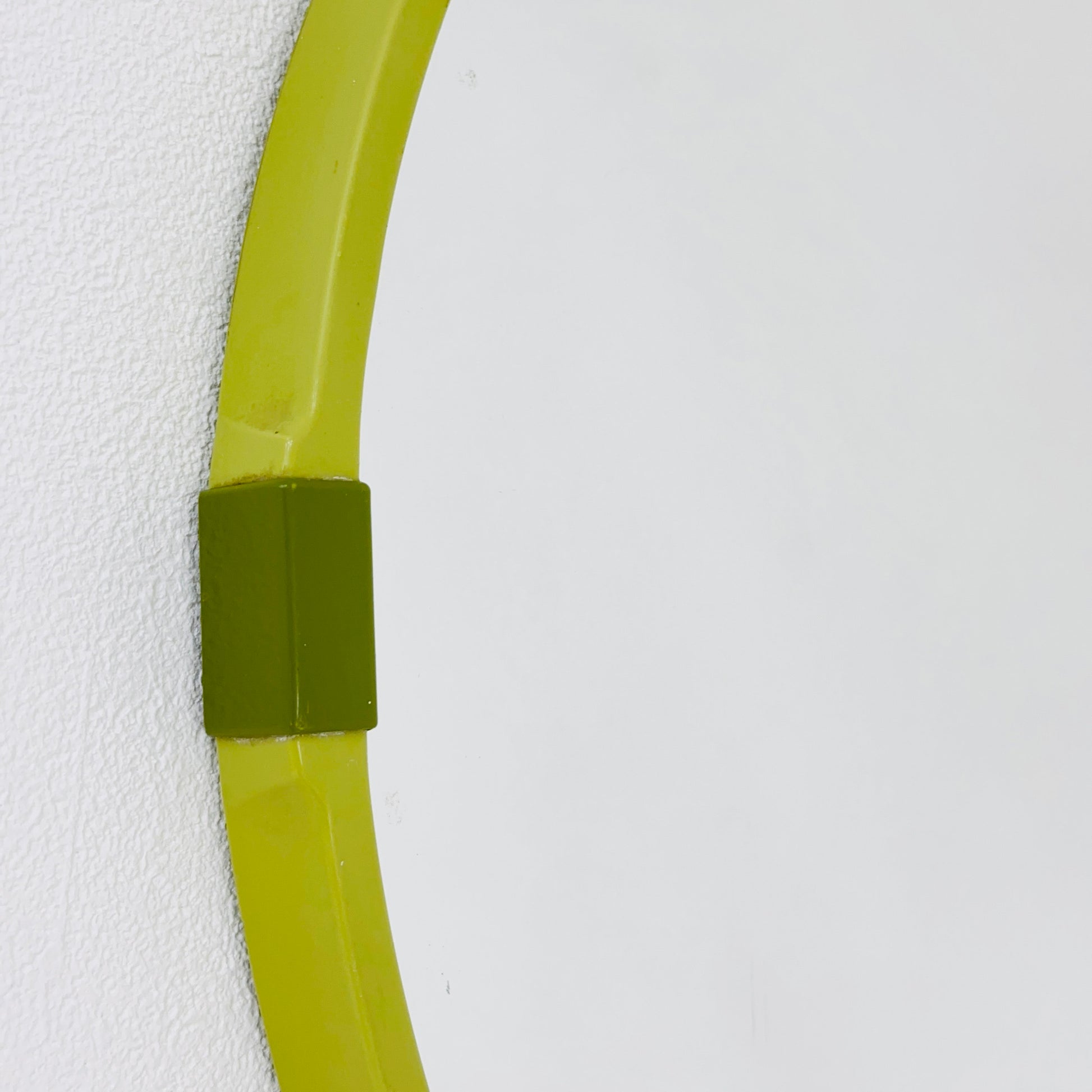 vintage Allibert wall round mirror 1970s