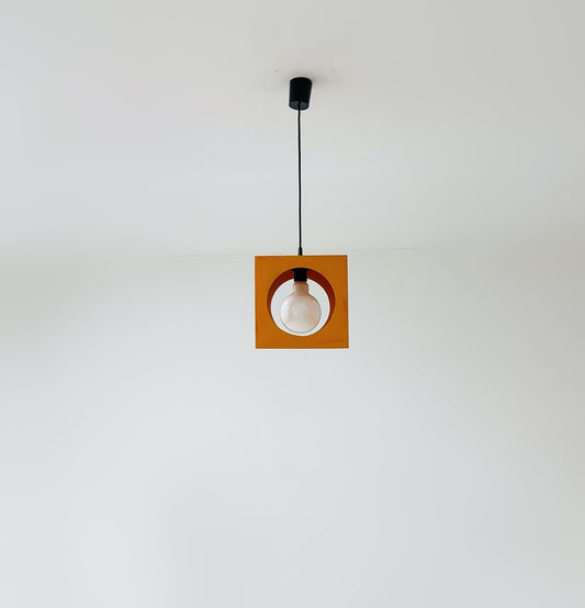 Space Age XL Cube Pendant Lamp by Richard Essig, Germany