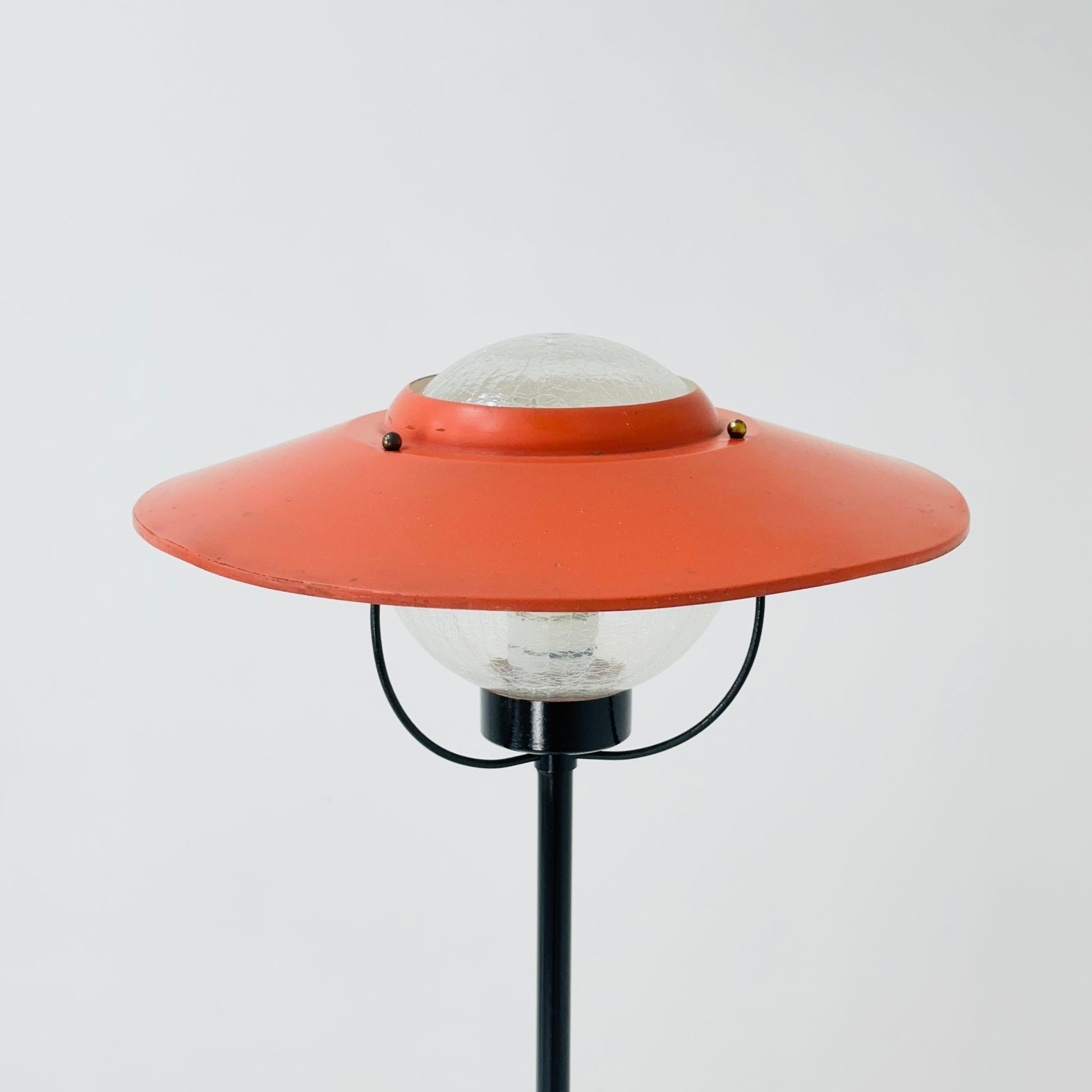 Mid century mashrom industrial floor lamp 1980s Germany