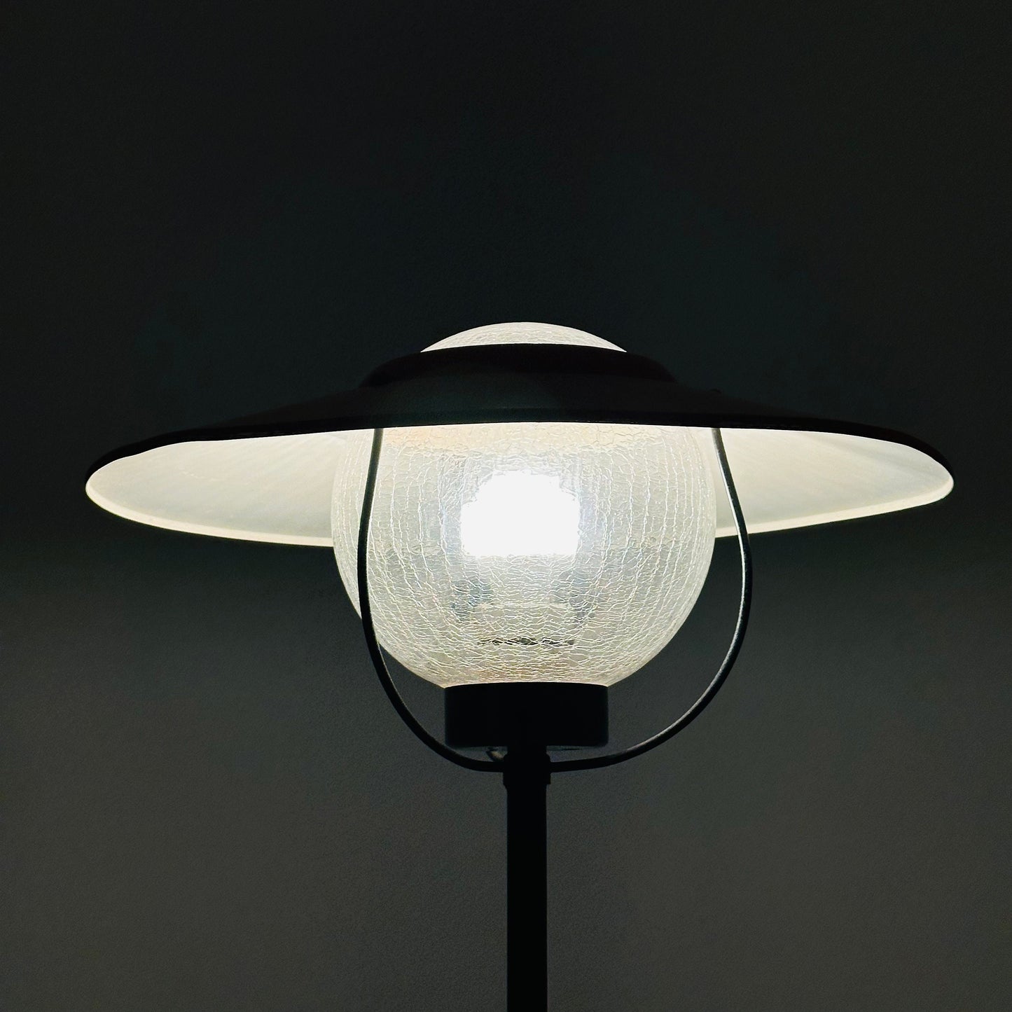 Mid century mashrom industrial floor lamp 1980s Germany