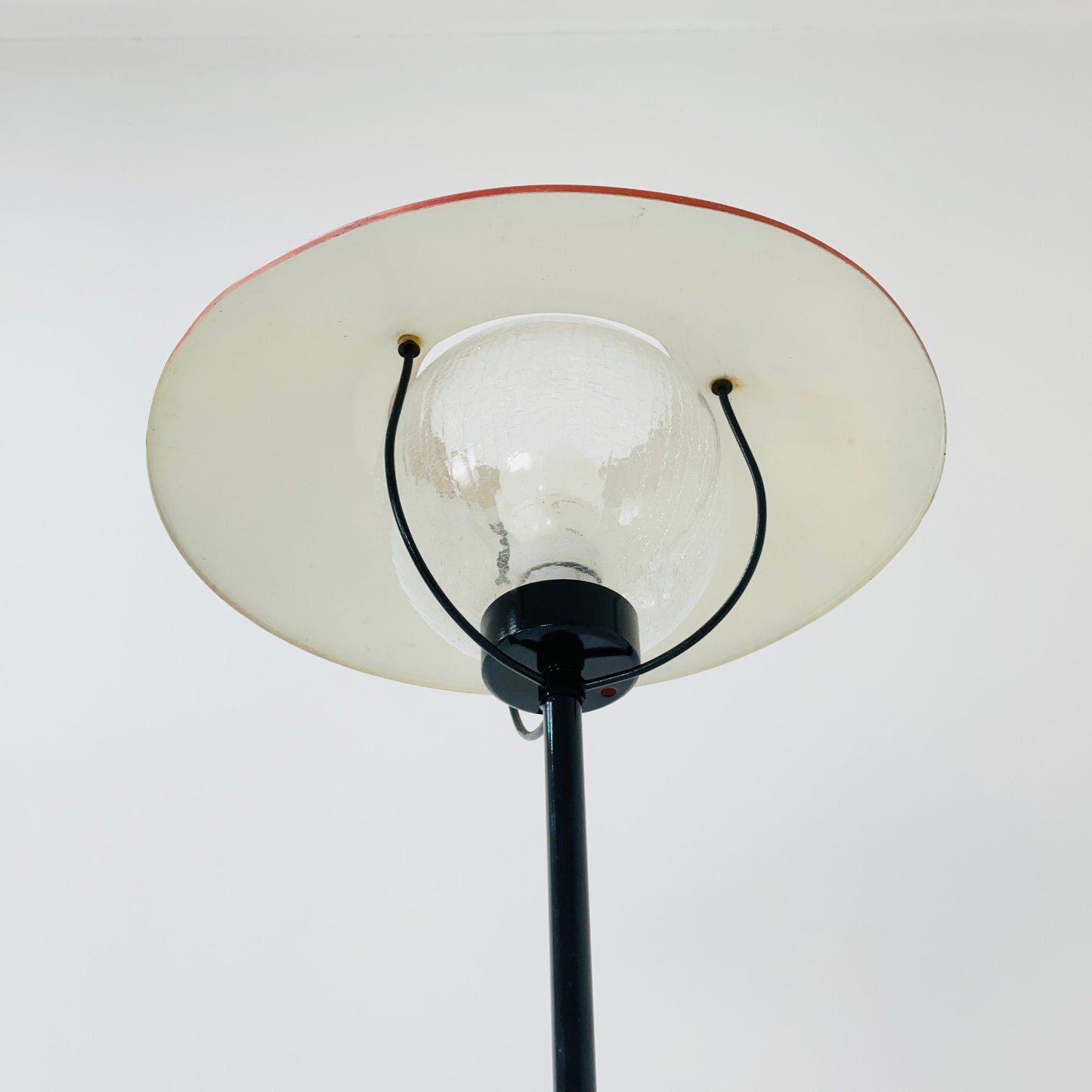 Mid century mashrom industrial floor lamp 1980s Germany