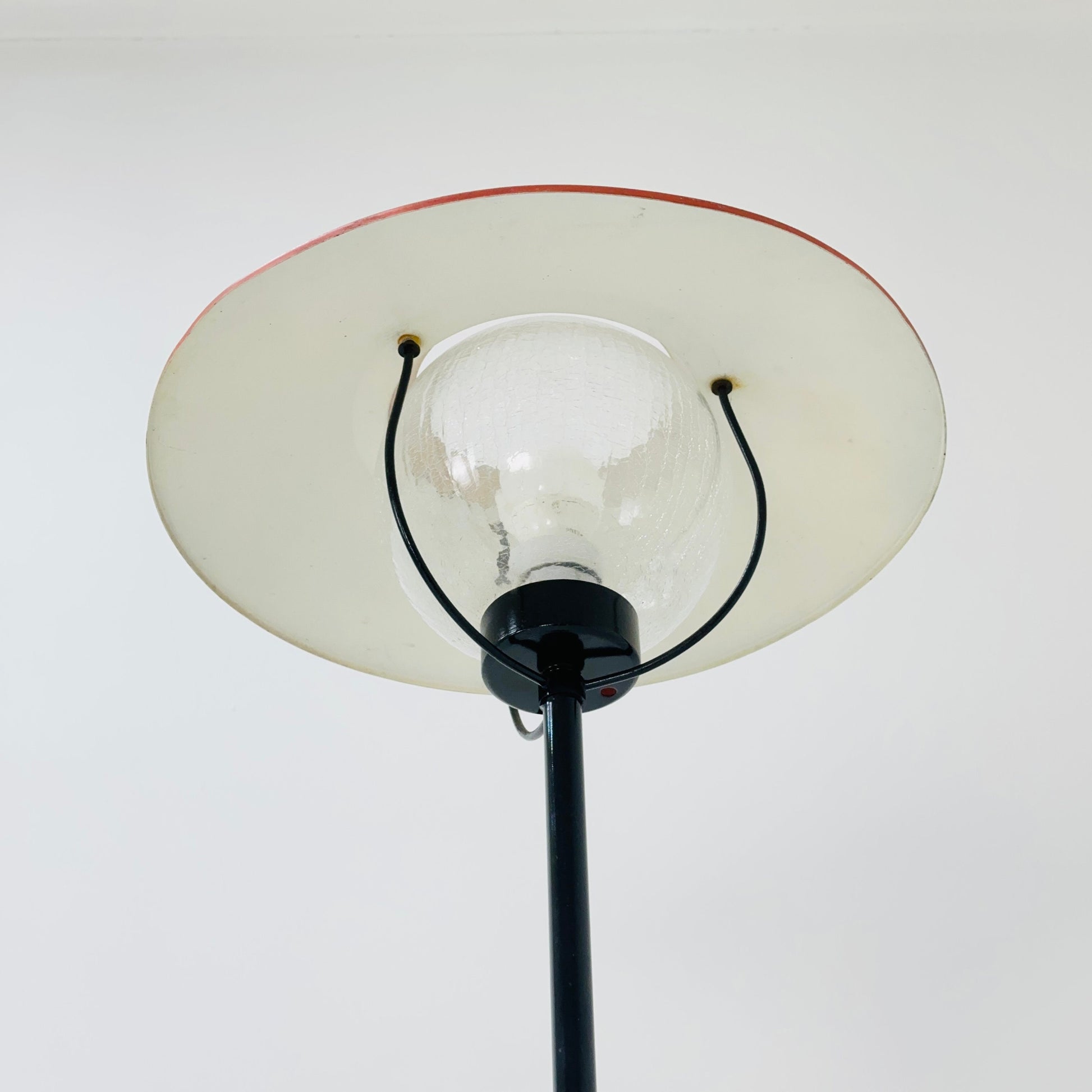 Mid century mashrom industrial floor lamp 1980s Germany