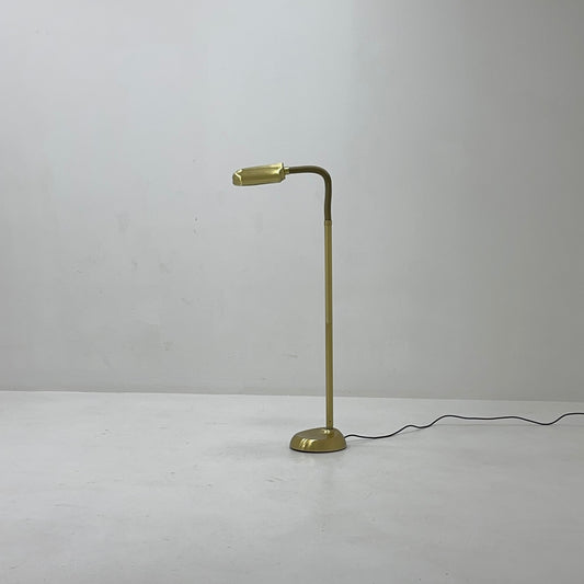 Mid century Balanced Spectrum Jefferson Avenue adjustable brass Floor Lamp 1980s