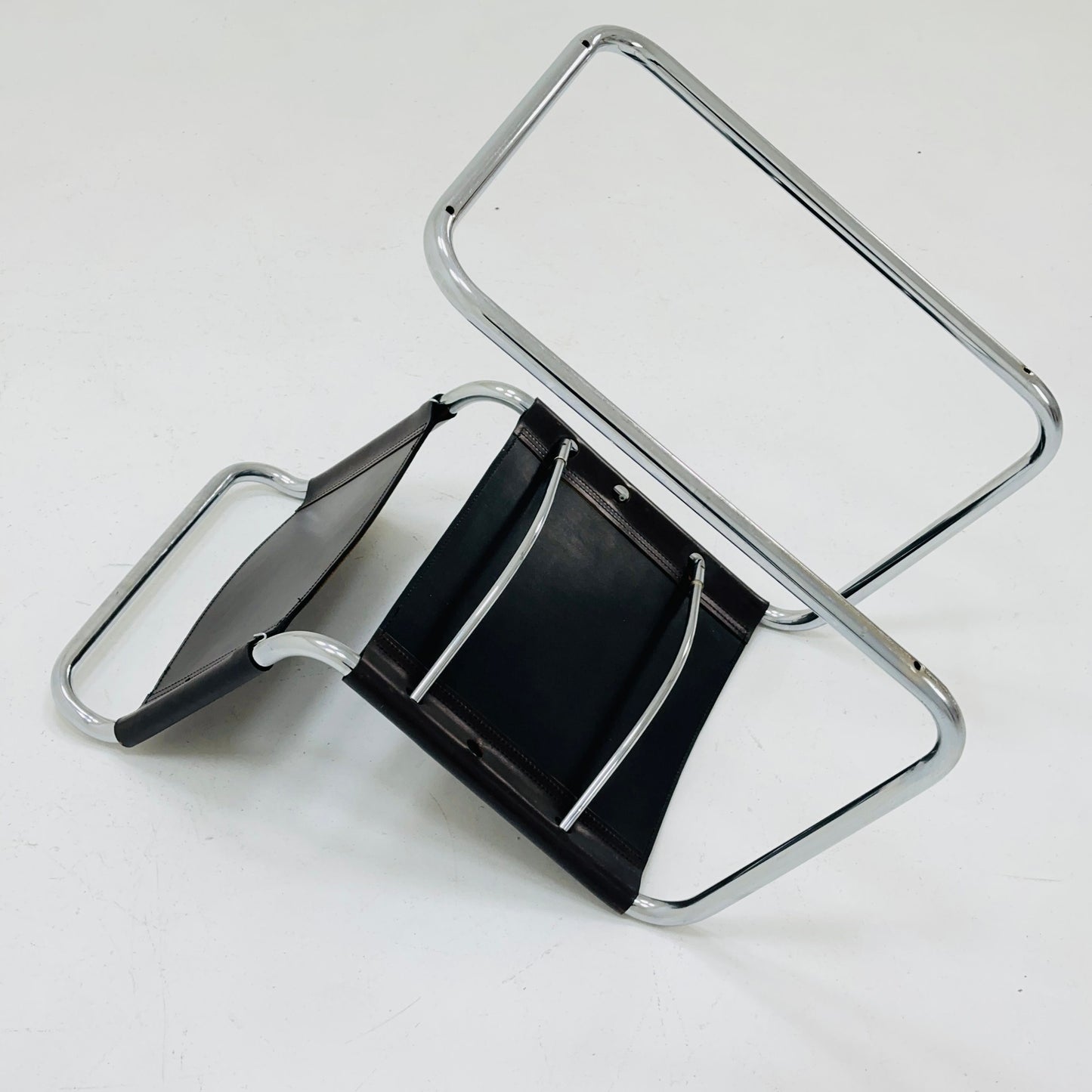 Mid-Century Vintage S33 brown chair from Mart Stam by Fasem Italy 1980er