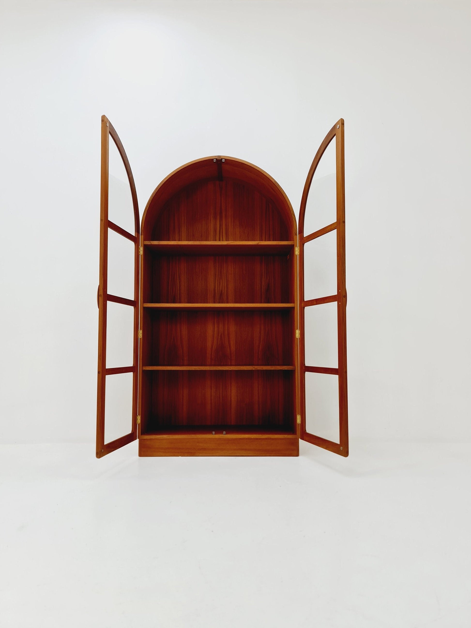 Mid Century Modern danish cabinet teak Display / Vitrine By Dyrlund ,1960s