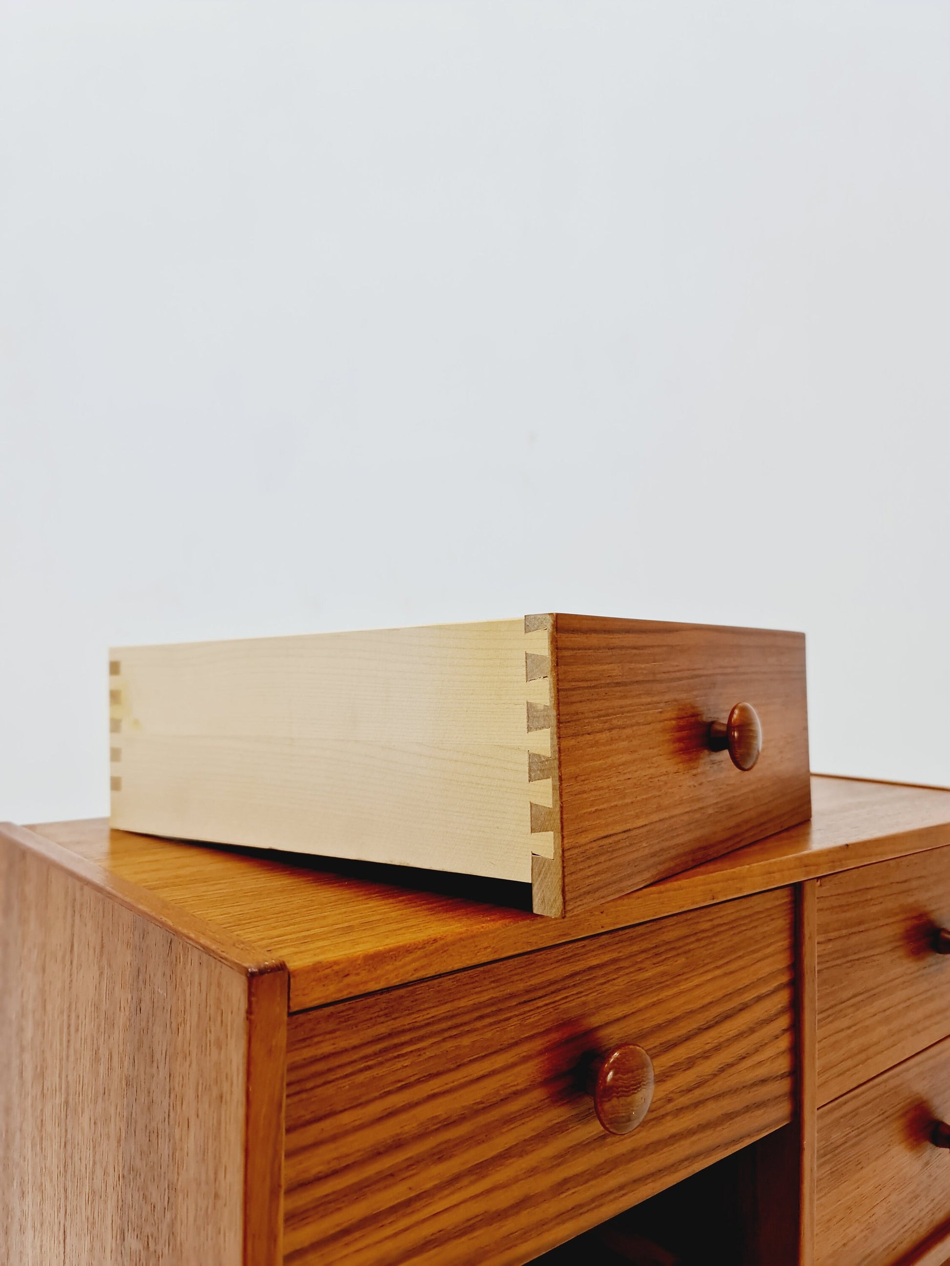Small Midcentury danish teak chest of drawers, 4 drawers, 1960s