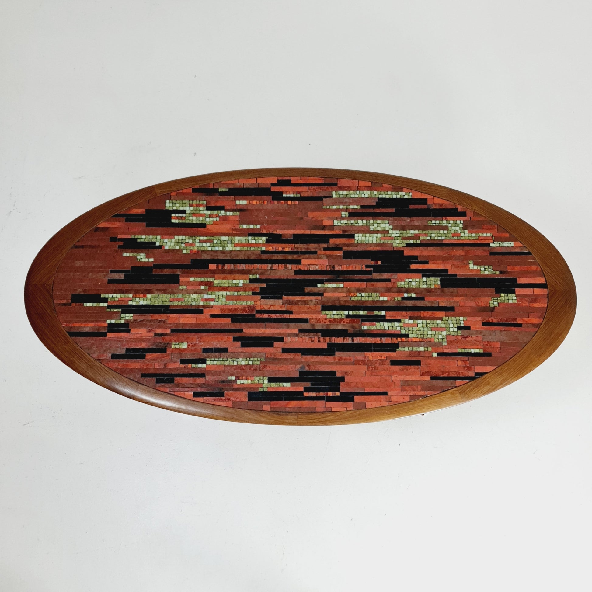 Rare vintage mosaic coffee table from the 60s, Berthold Müller