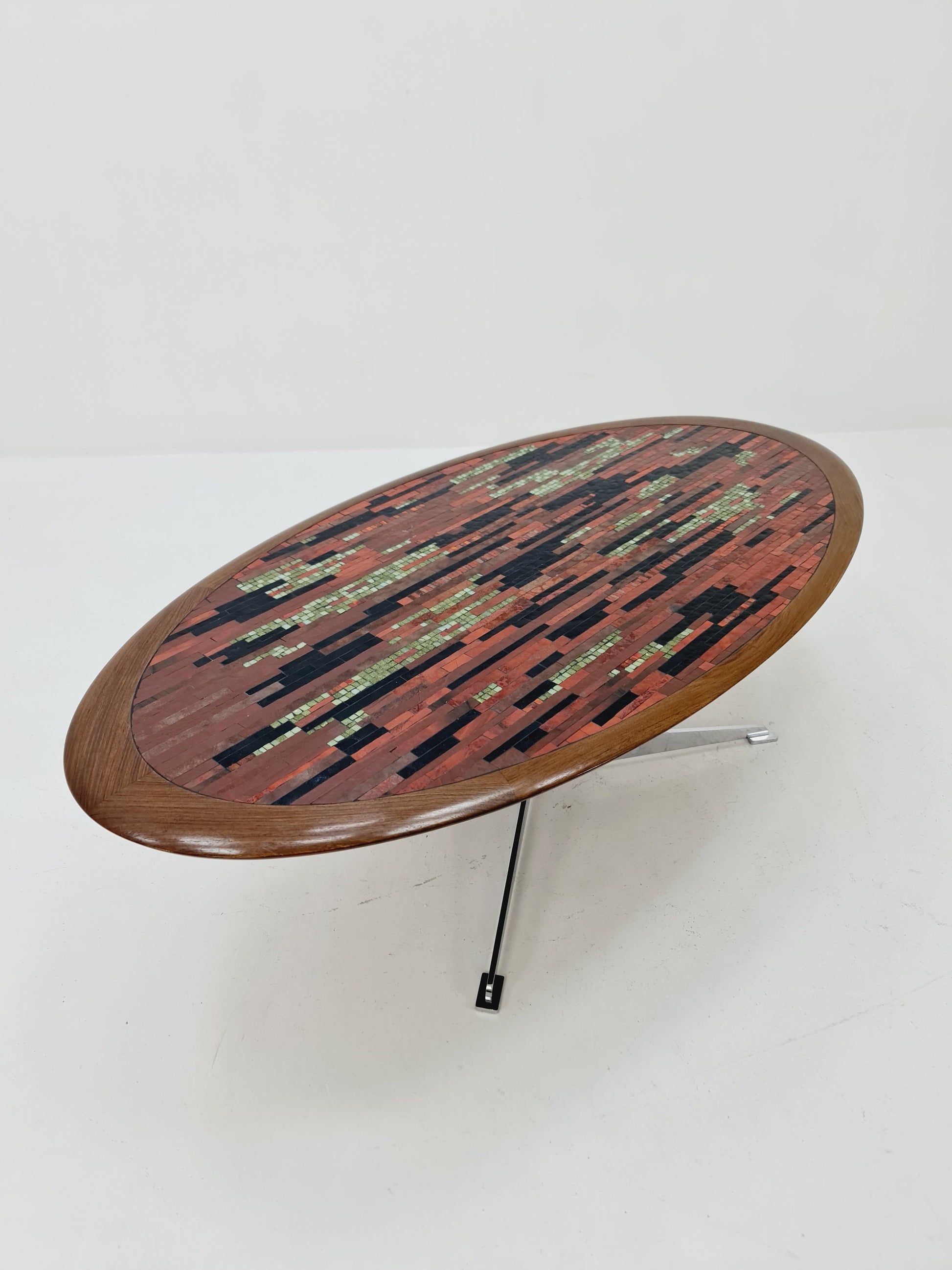 Rare vintage mosaic coffee table from the 60s, Berthold Müller
