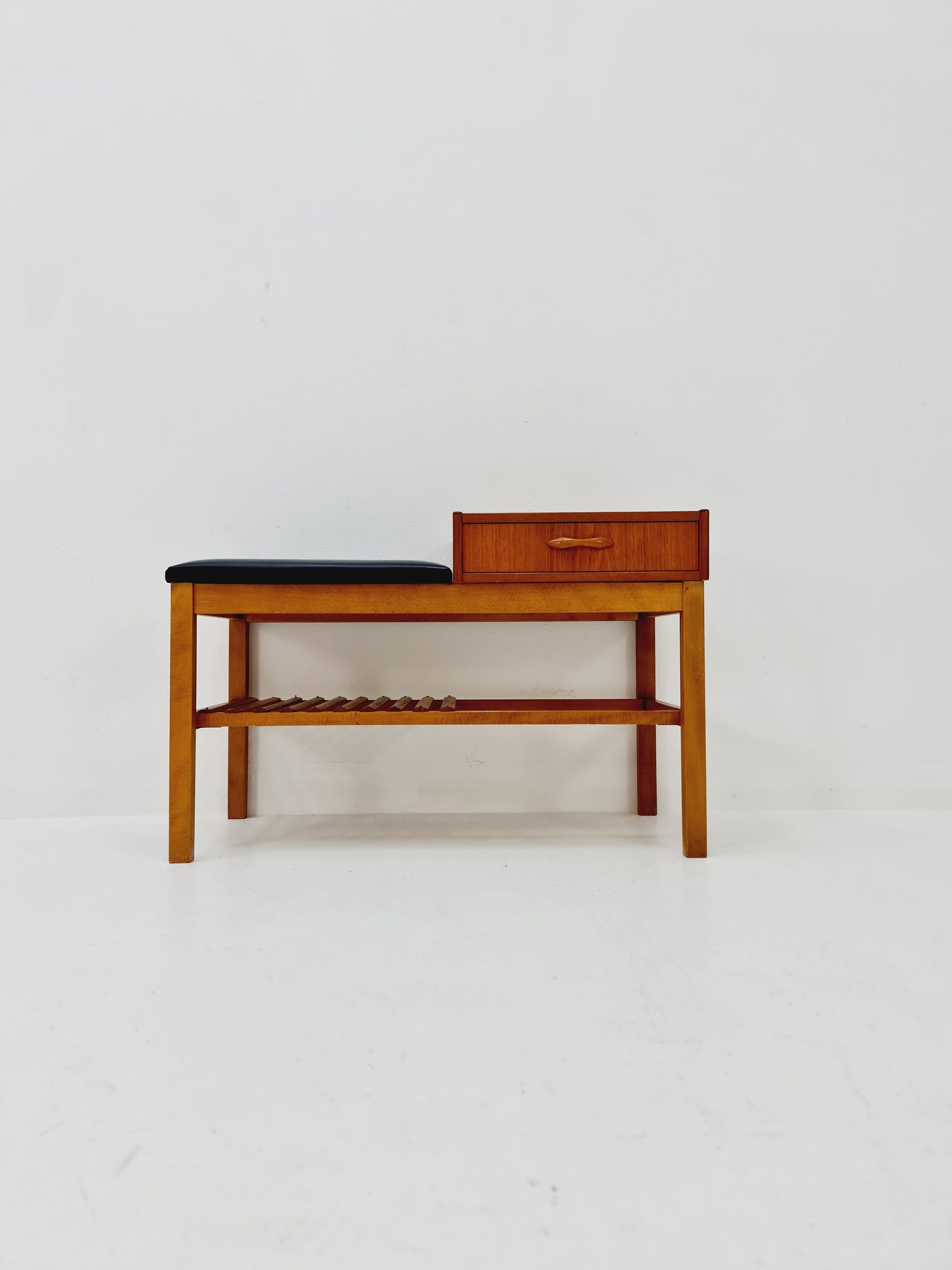 Danish teak telefon table/ hallway table By Jörgen Maahr/Otto Nielsen, 1960s