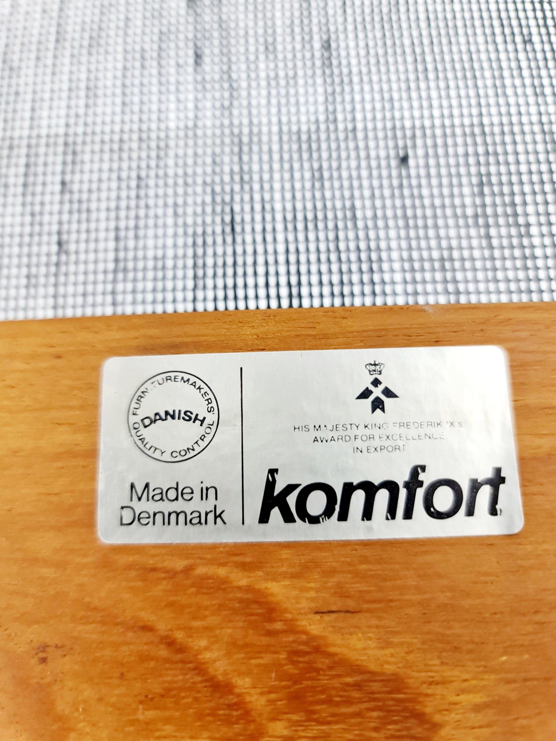 Mid century easy lounge couch by Sven ellekaer for komfort teak , 1960s