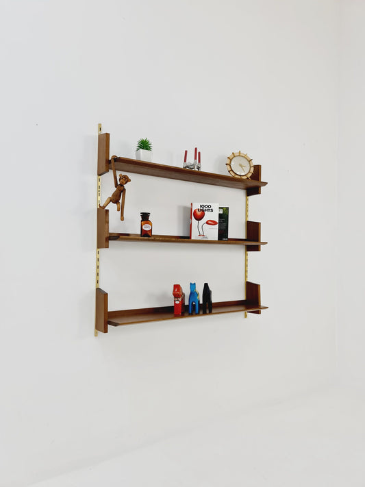 Mid century German teak shelf-system by WK Möbel, 1950s