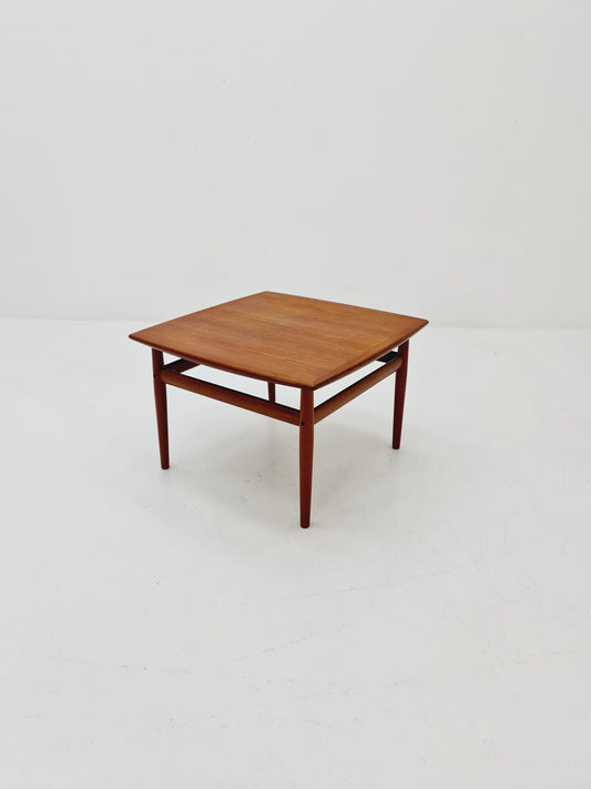 Danish square Teak Coffee Table by Grete Jalk for Glostrup Møbelfabrik, 1960s