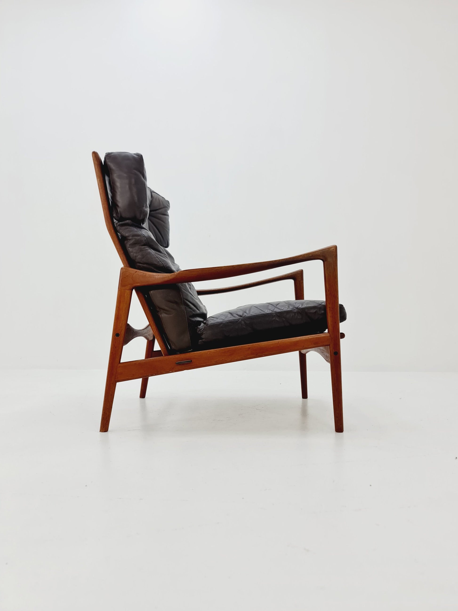 Mid-century Rare Danish Lounge chair by Ib Koford Larsen, 1960s