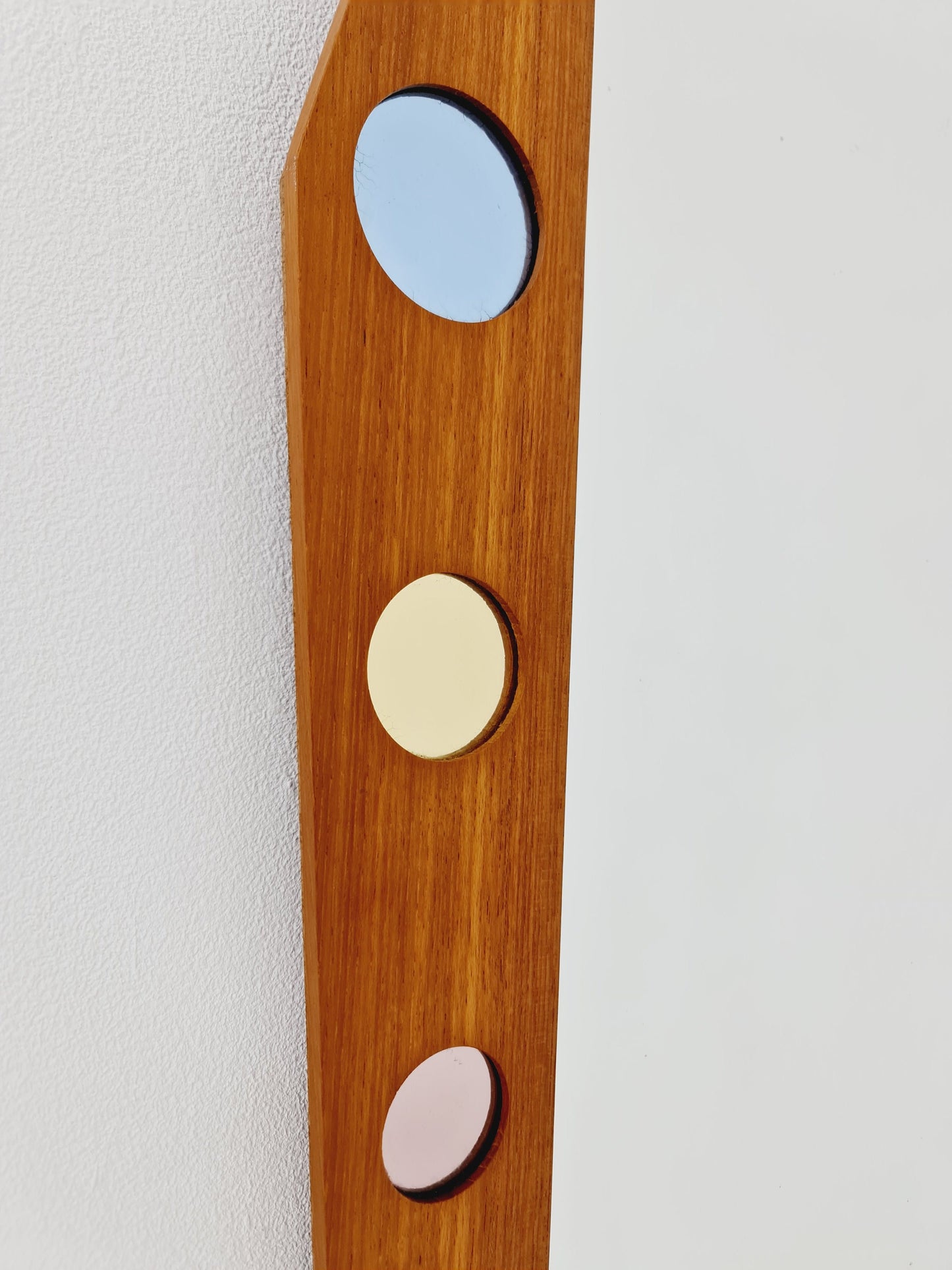 Teak Swedish mid-century Modern wall-mounted mirror By Dala Speglar, Sweden, 1960s
