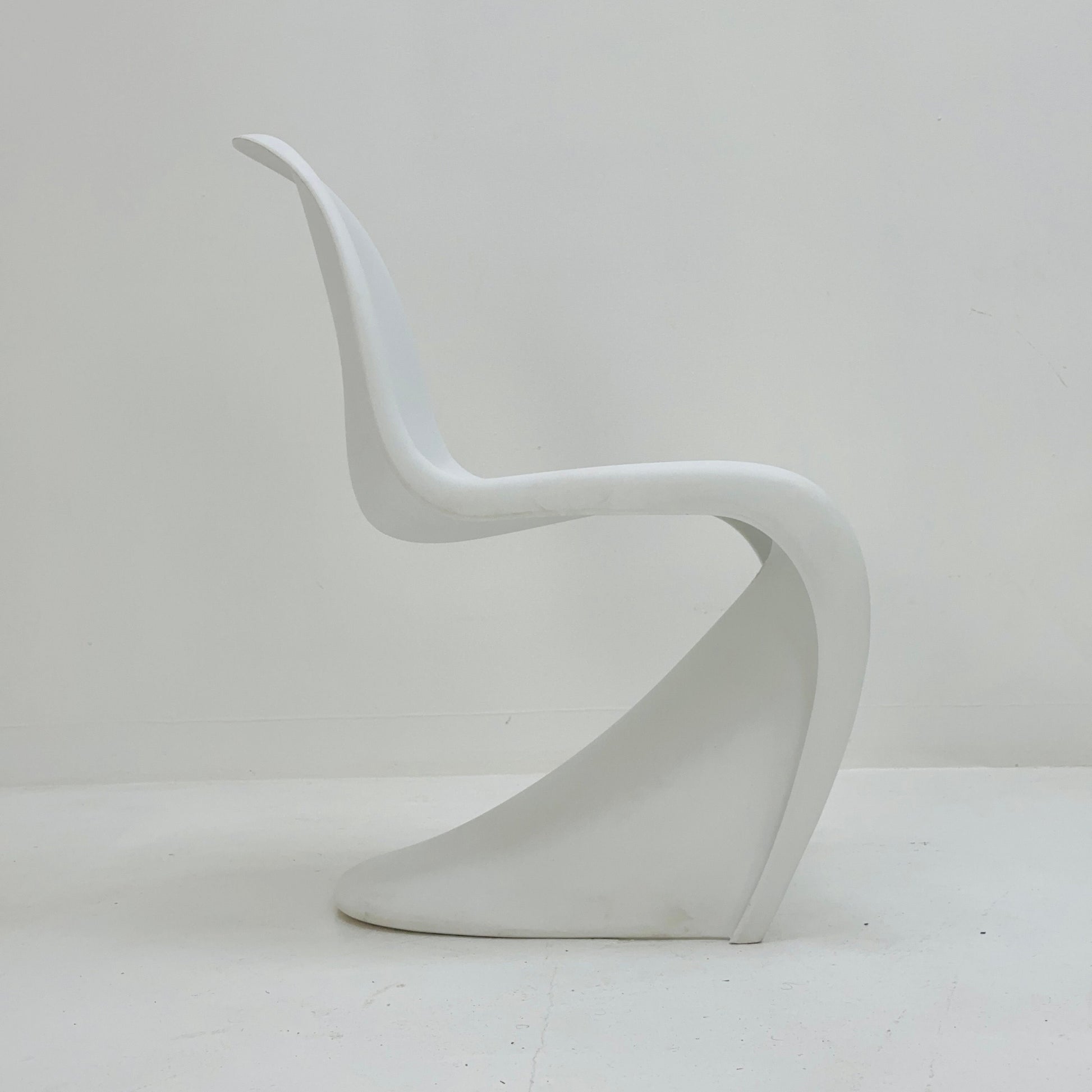 Mid century Verner Panton chair in white germany 1990s
