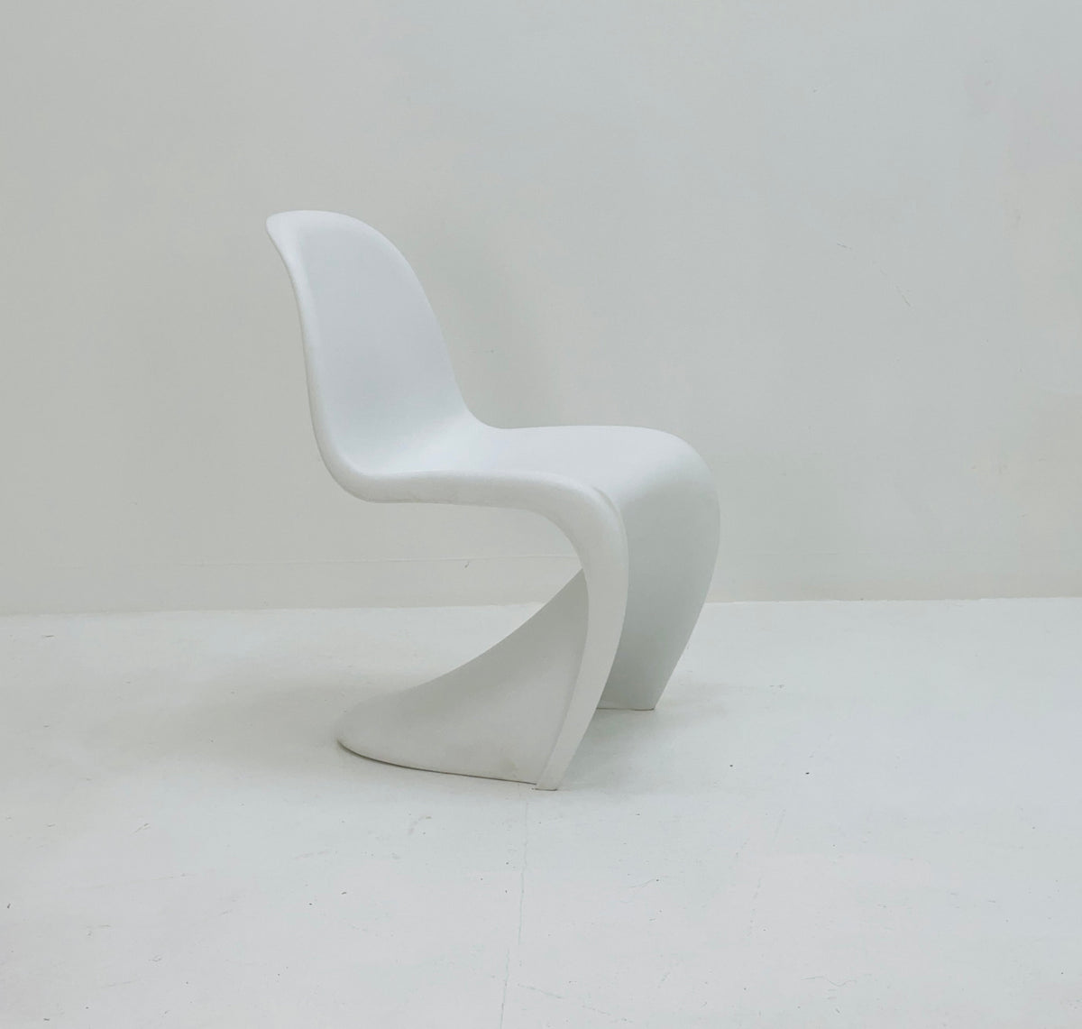 Mid century Verner Panton chair in white germany 1990s