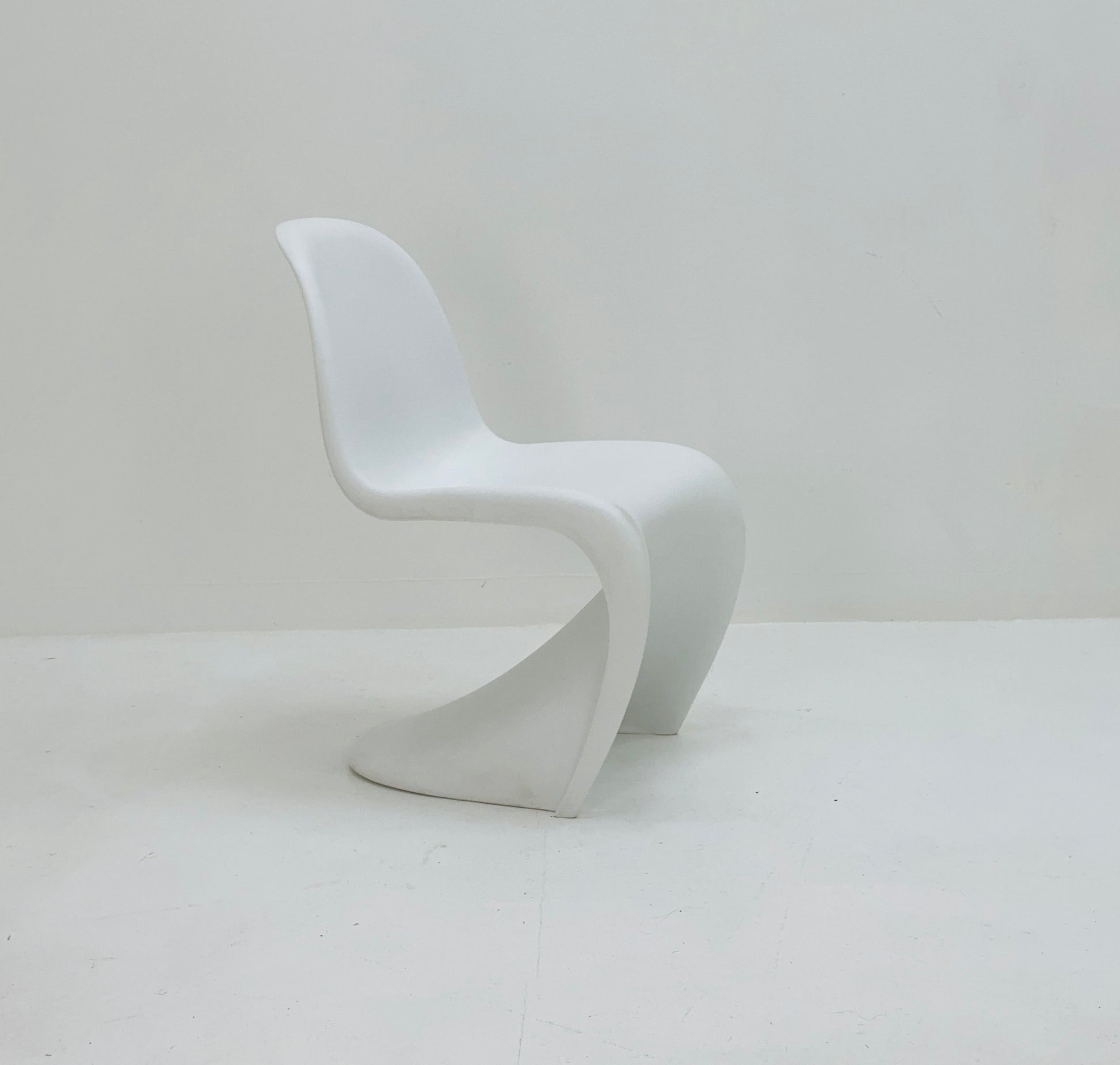 Mid century Verner Panton chair in white germany 1990s