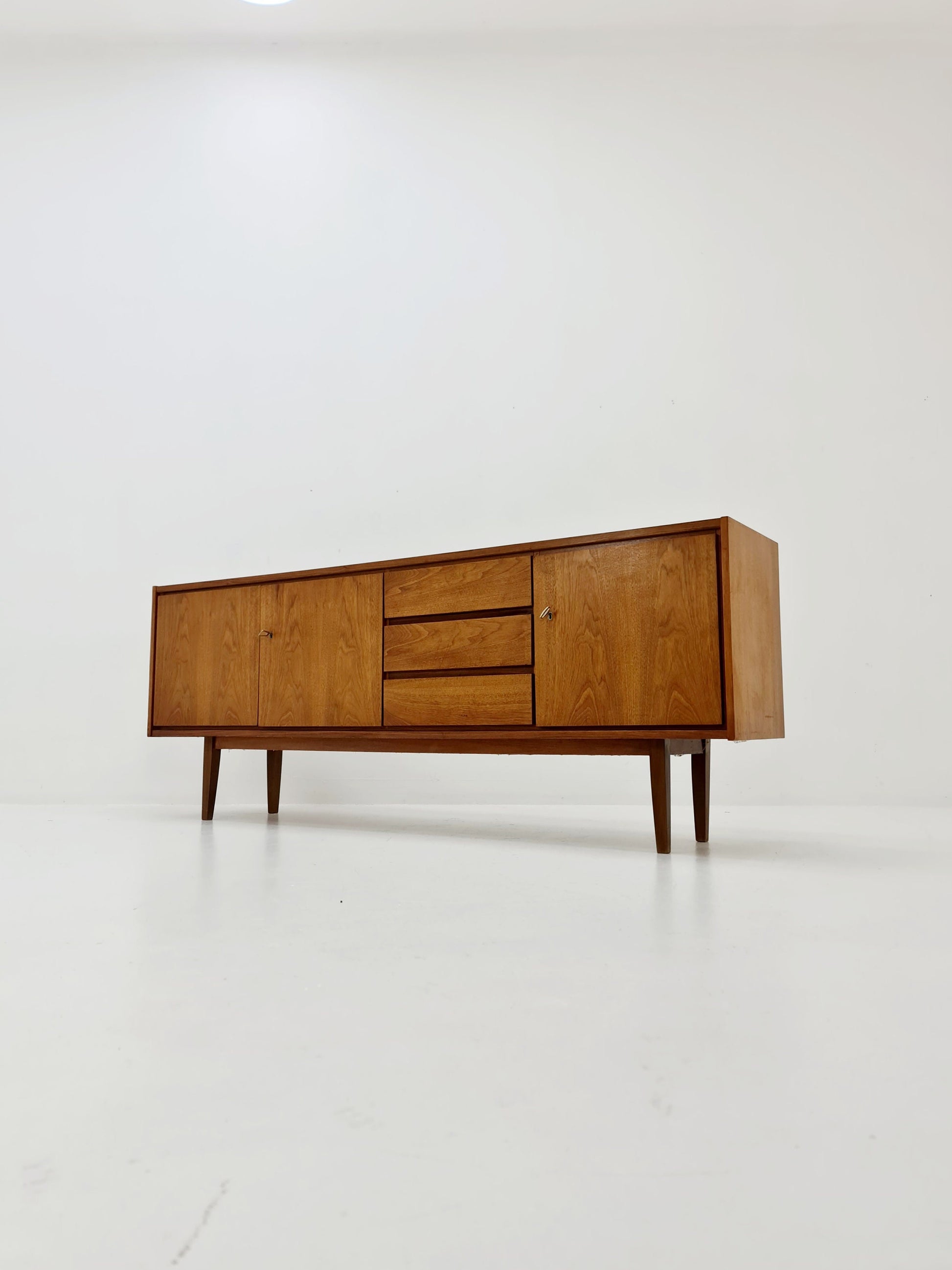Mid Century Modern German walnut Sideboard, 1960s