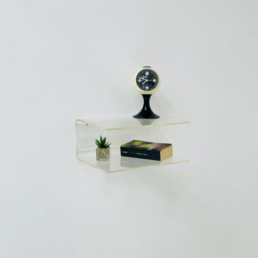 Space Age acrylic glass wall shelf 1970s