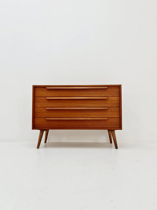Mid century Modern German teak chest of drawers by WK möbel, 1960s