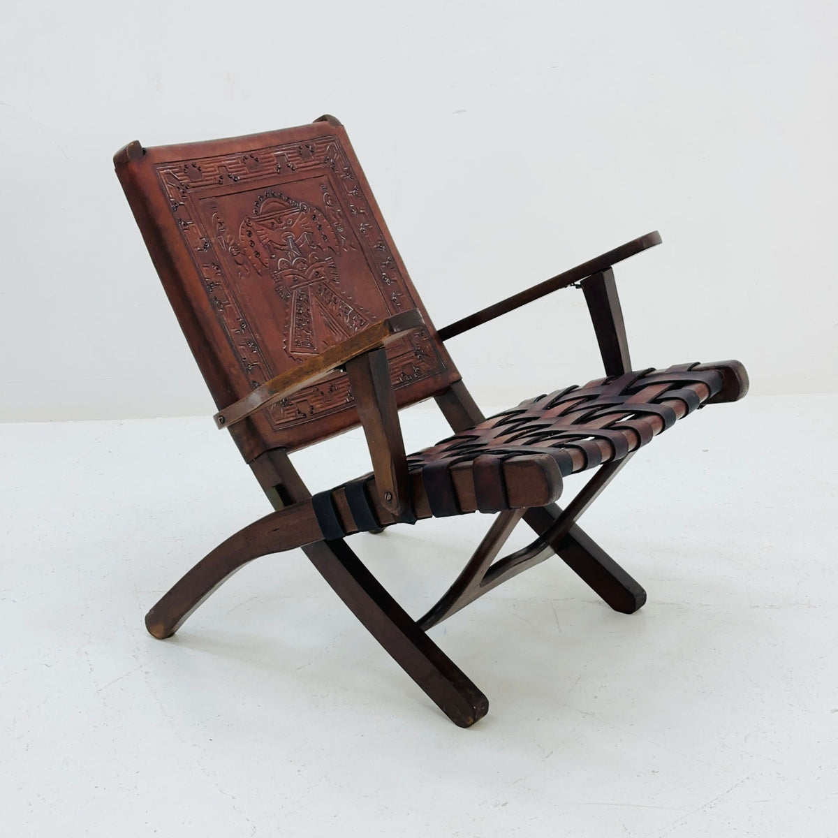 Mid-Century Armchair by Angel I. Pazmino for Muebles de Estilo, 1960s