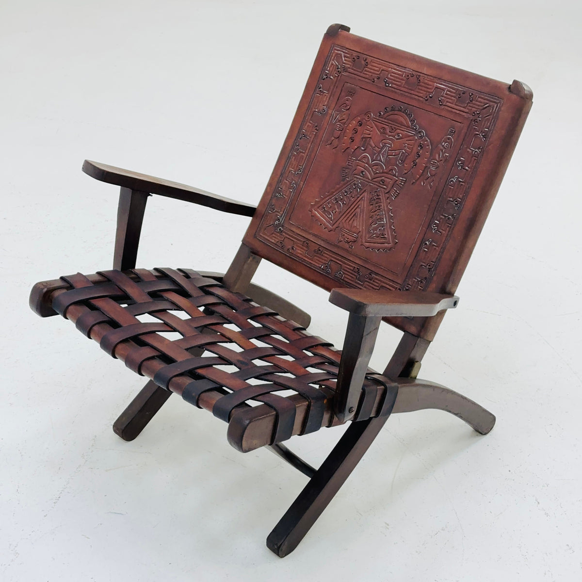 Mid-Century Armchair by Angel I. Pazmino for Muebles de Estilo, 1960s
