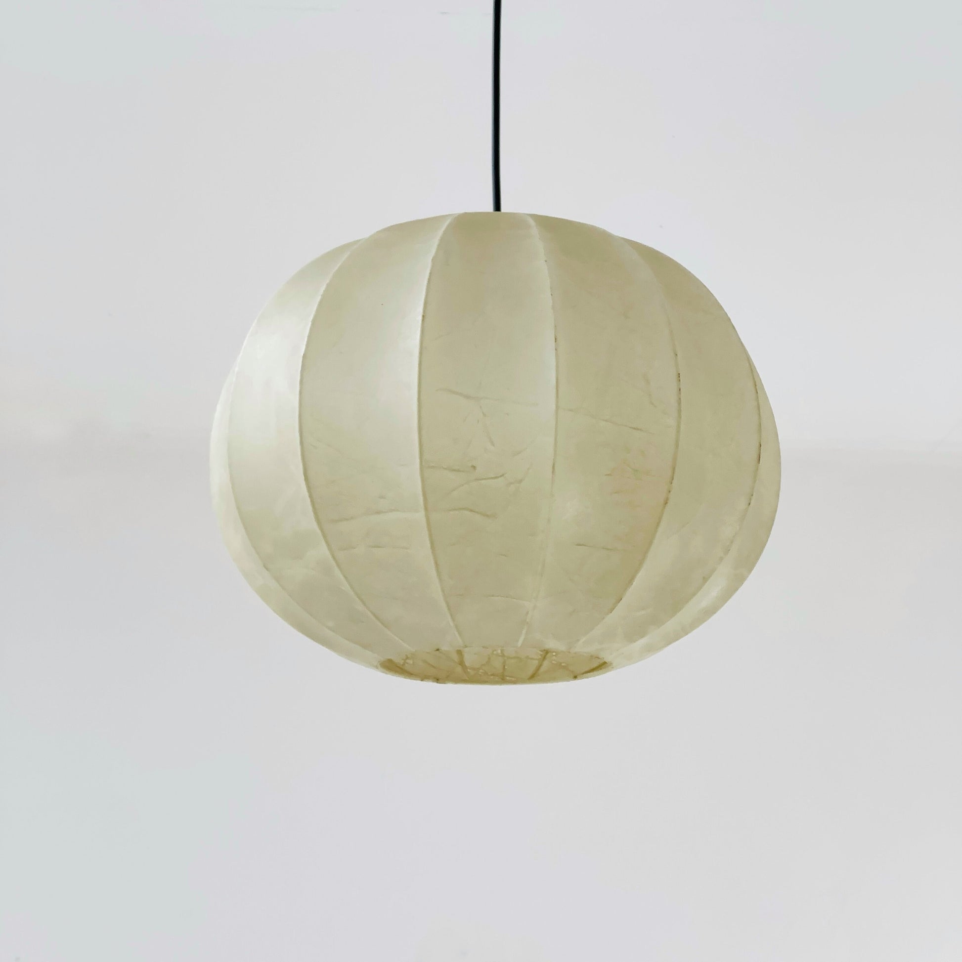 Cocoon Round Italian mid-century cocoon pendant lamp by Achille Castiglioni , 1960s