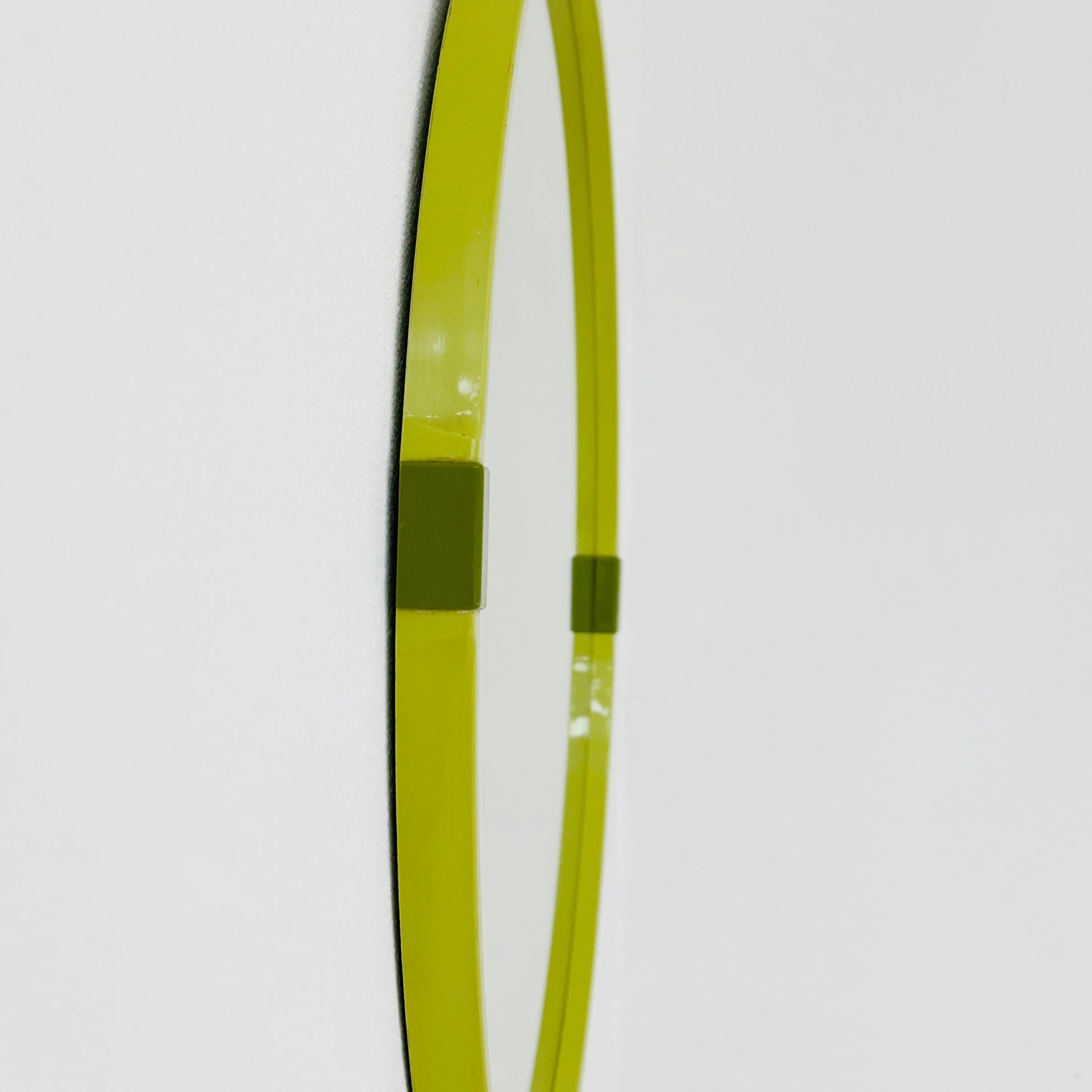 vintage Allibert wall round mirror 1970s