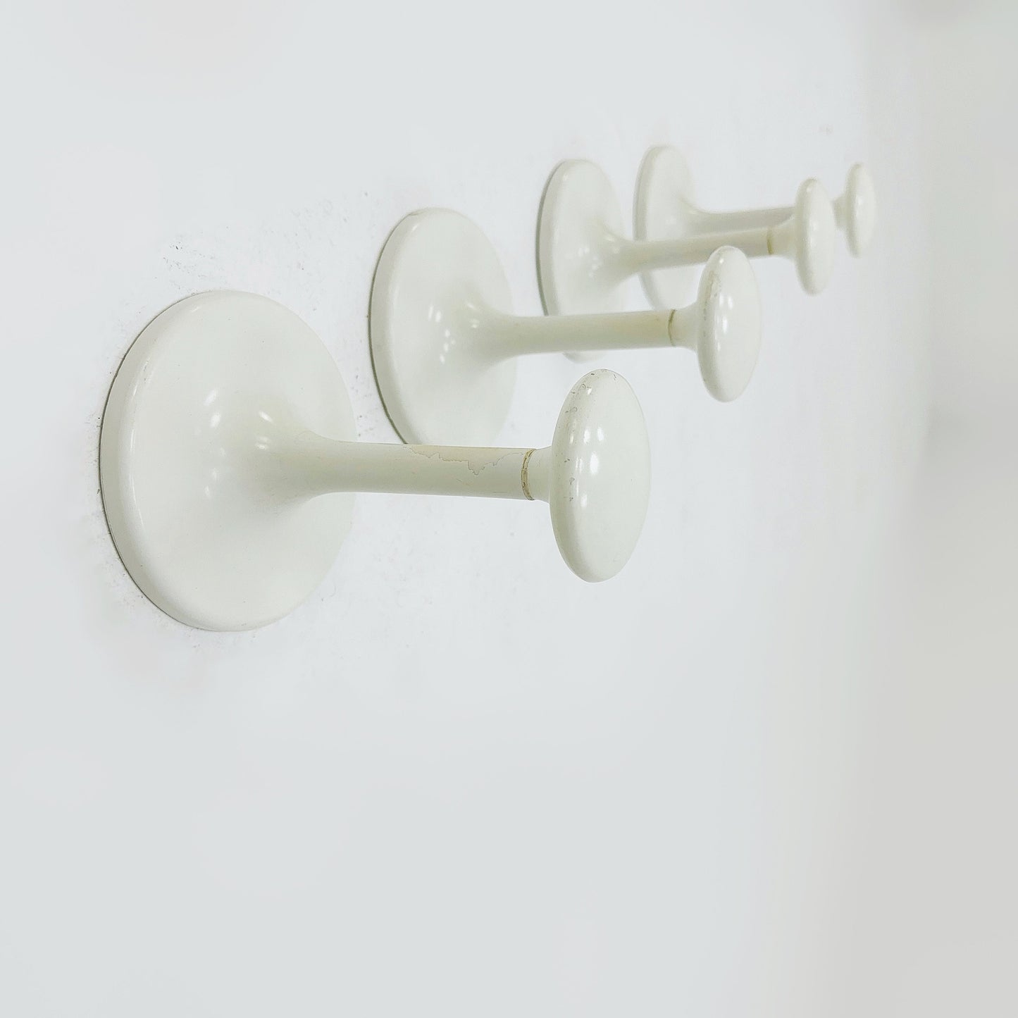 Set of 4 space age coat hooks from Schönbuch, Germany 1970