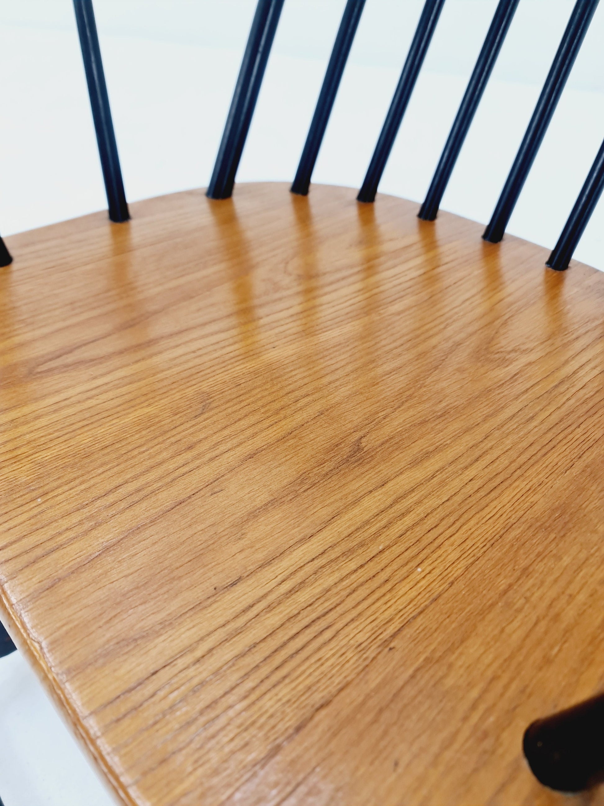 Mid Century Rocking Chair teak by Ilmar Tapiovaara for Asko , 1960s