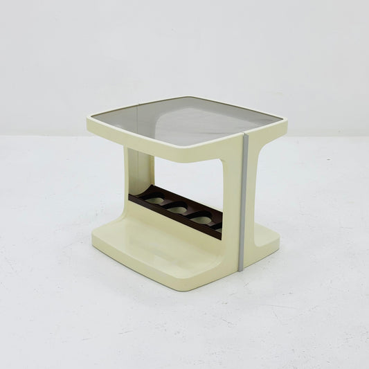 Space age plastic table / bar Marc Held. Germany 1970s