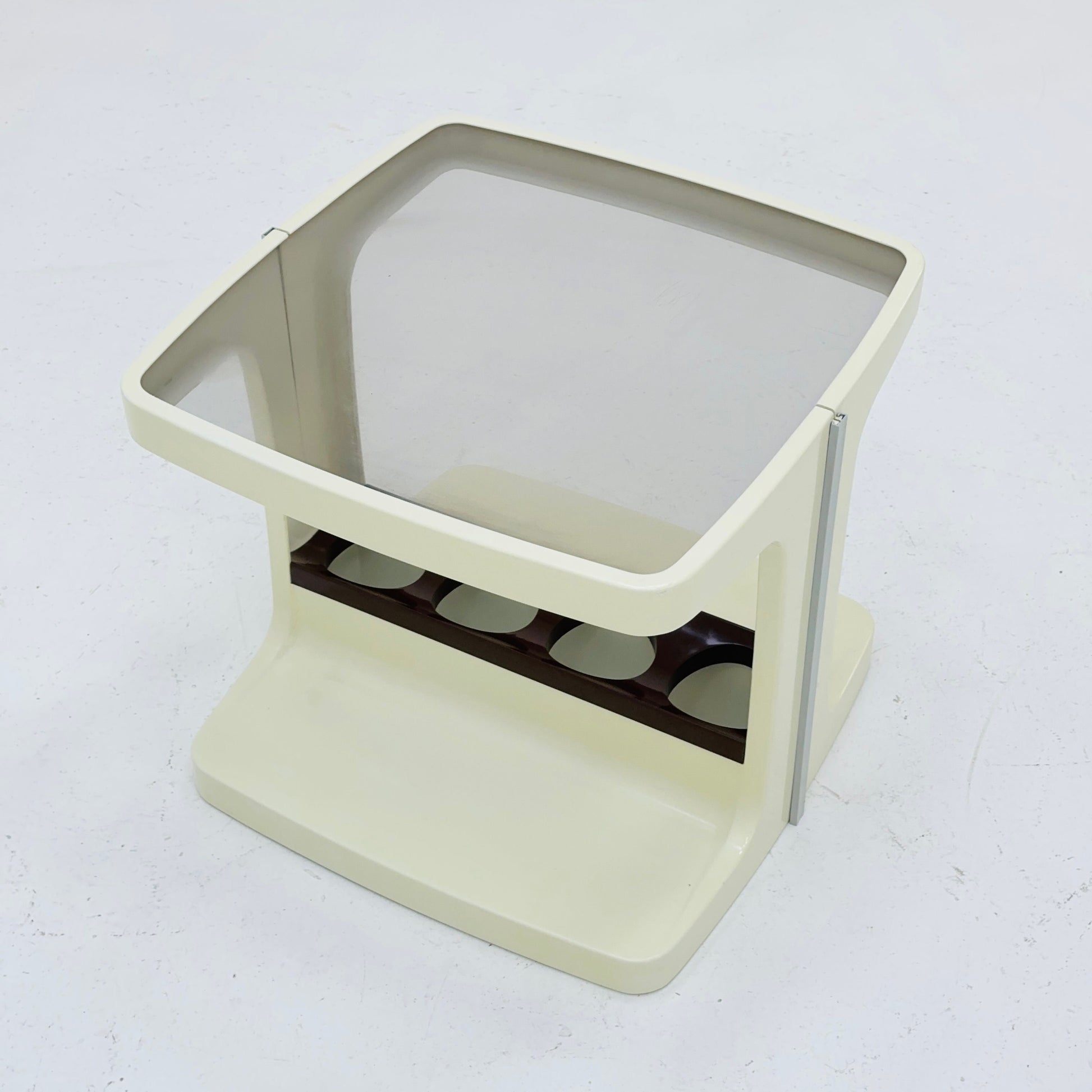 Space age plastic table / bar Marc Held. Germany 1970s