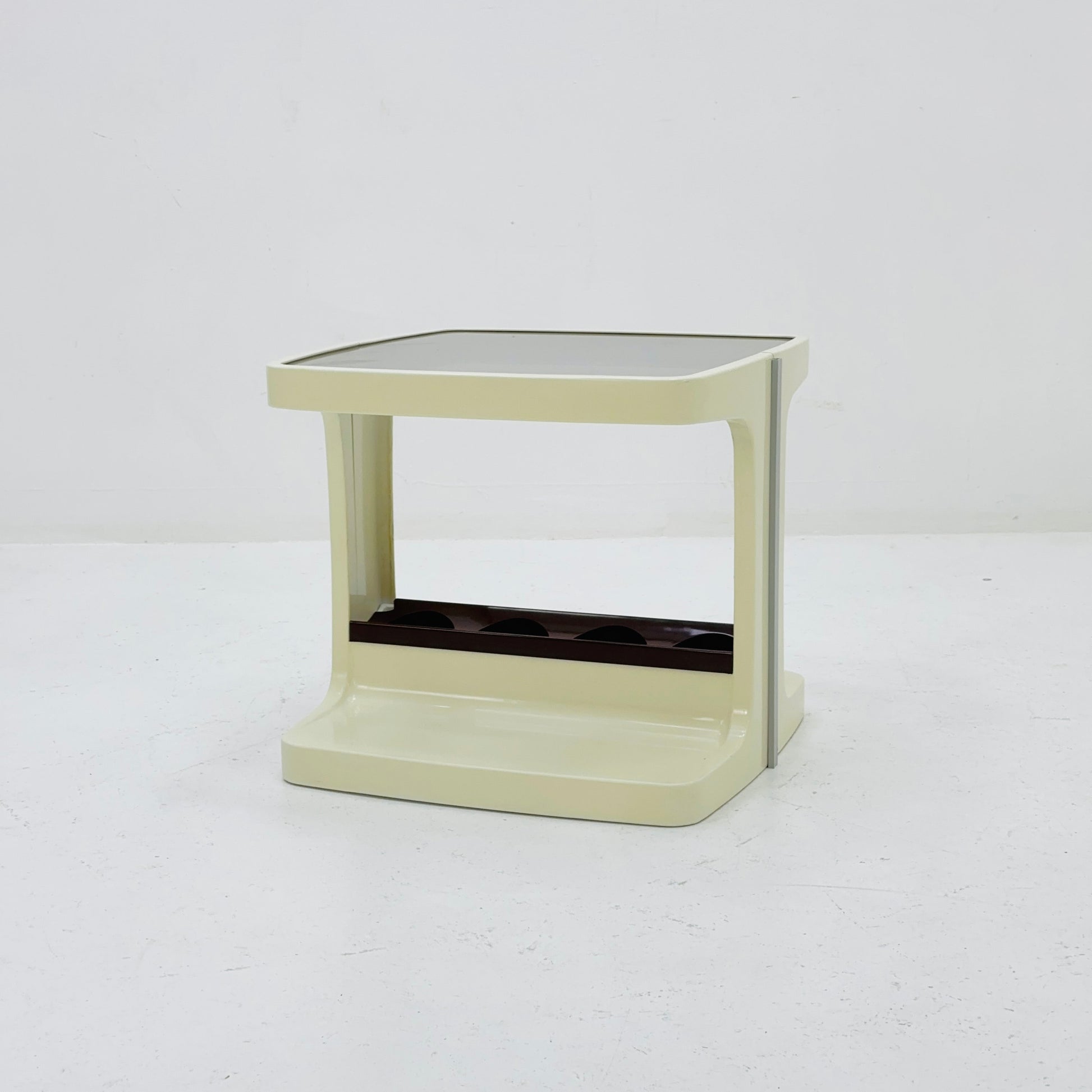 Space age plastic table / bar Marc Held. Germany 1970s