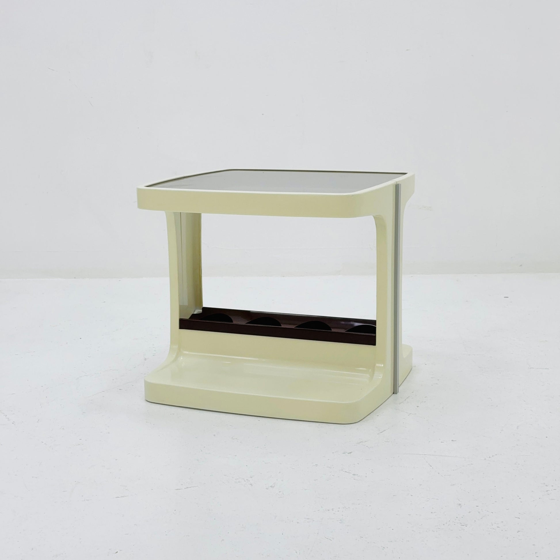 Space age plastic table / bar Marc Held. Germany 1970s